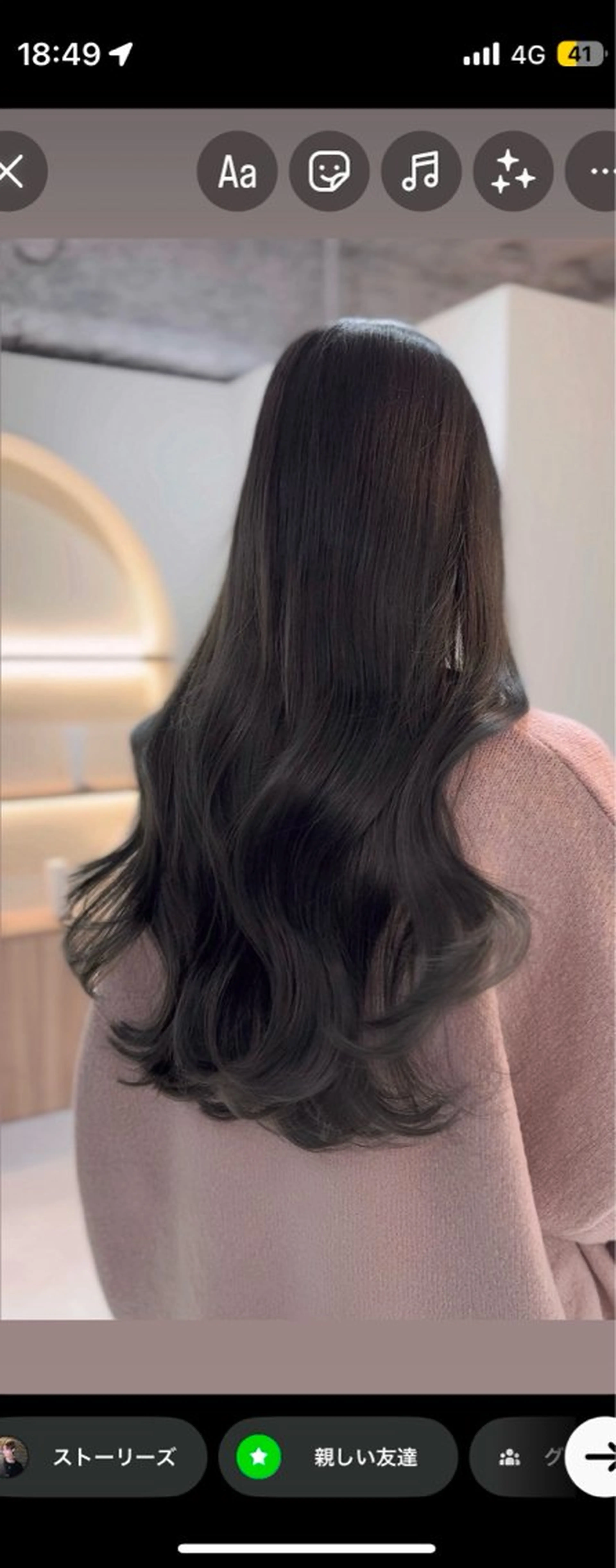 ロング ヘアカラー トリートメント 韓国ヘア🩶侑矢 艶髪透明感/福岡のヘアスタイル