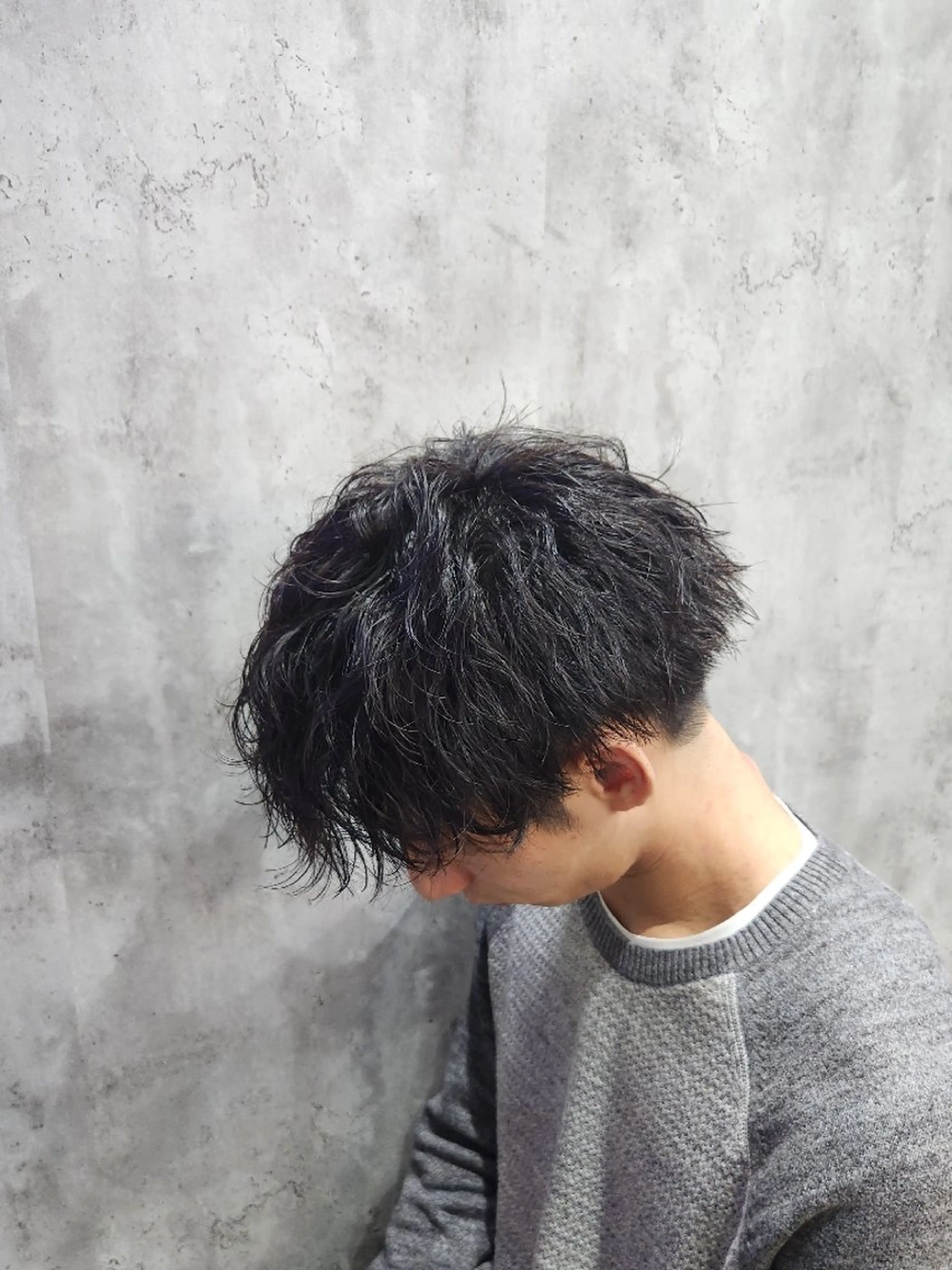 パーマ 🇰🇷ダウンパーマ 毛流れヘア🪽藤原のヘアスタイル