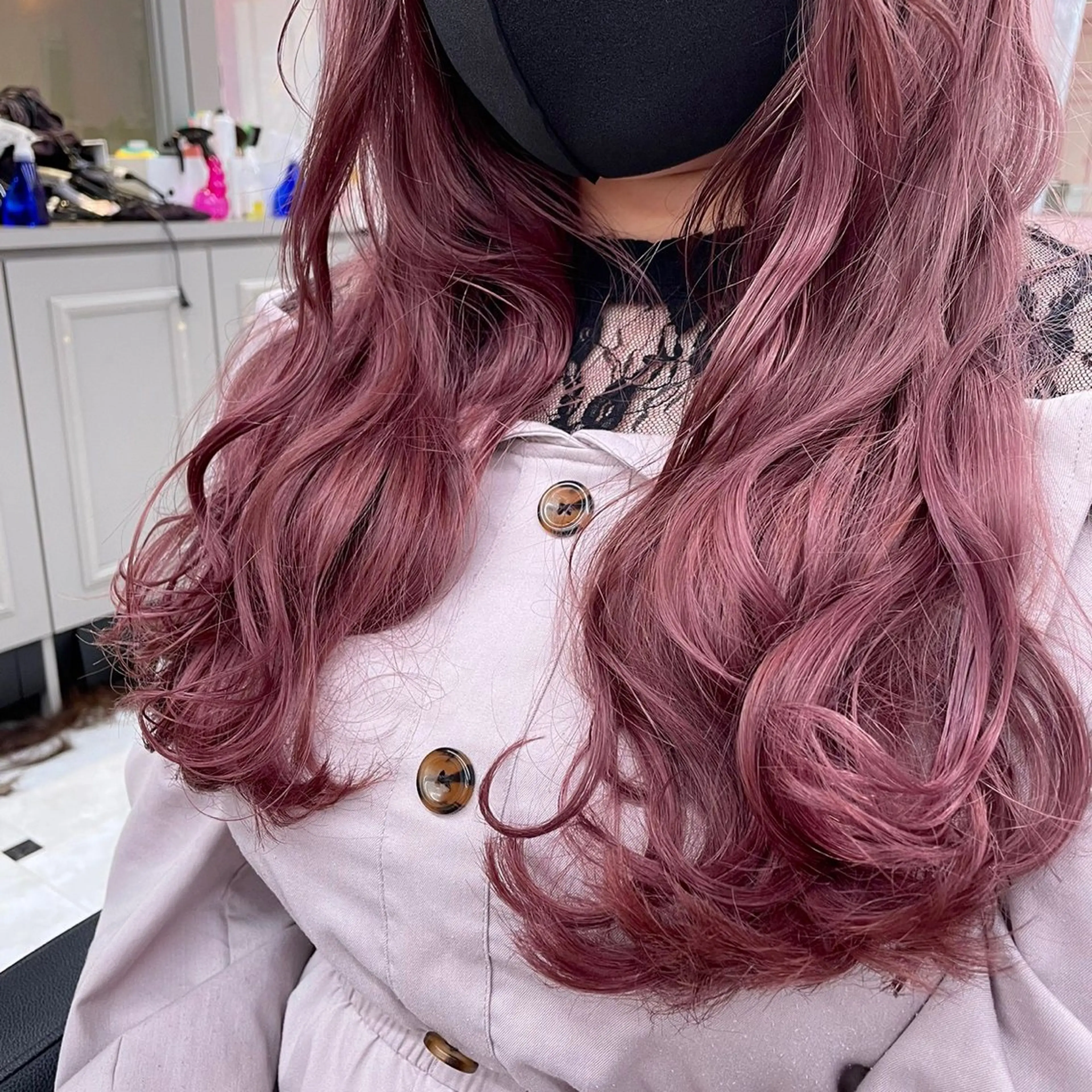 セミロング カラー ヘアアレンジ ヘアカラー トリートメント ヘッドスパ ヘアセット 〈公式〉🕯️ BABY上野🕯️のヘアスタイル