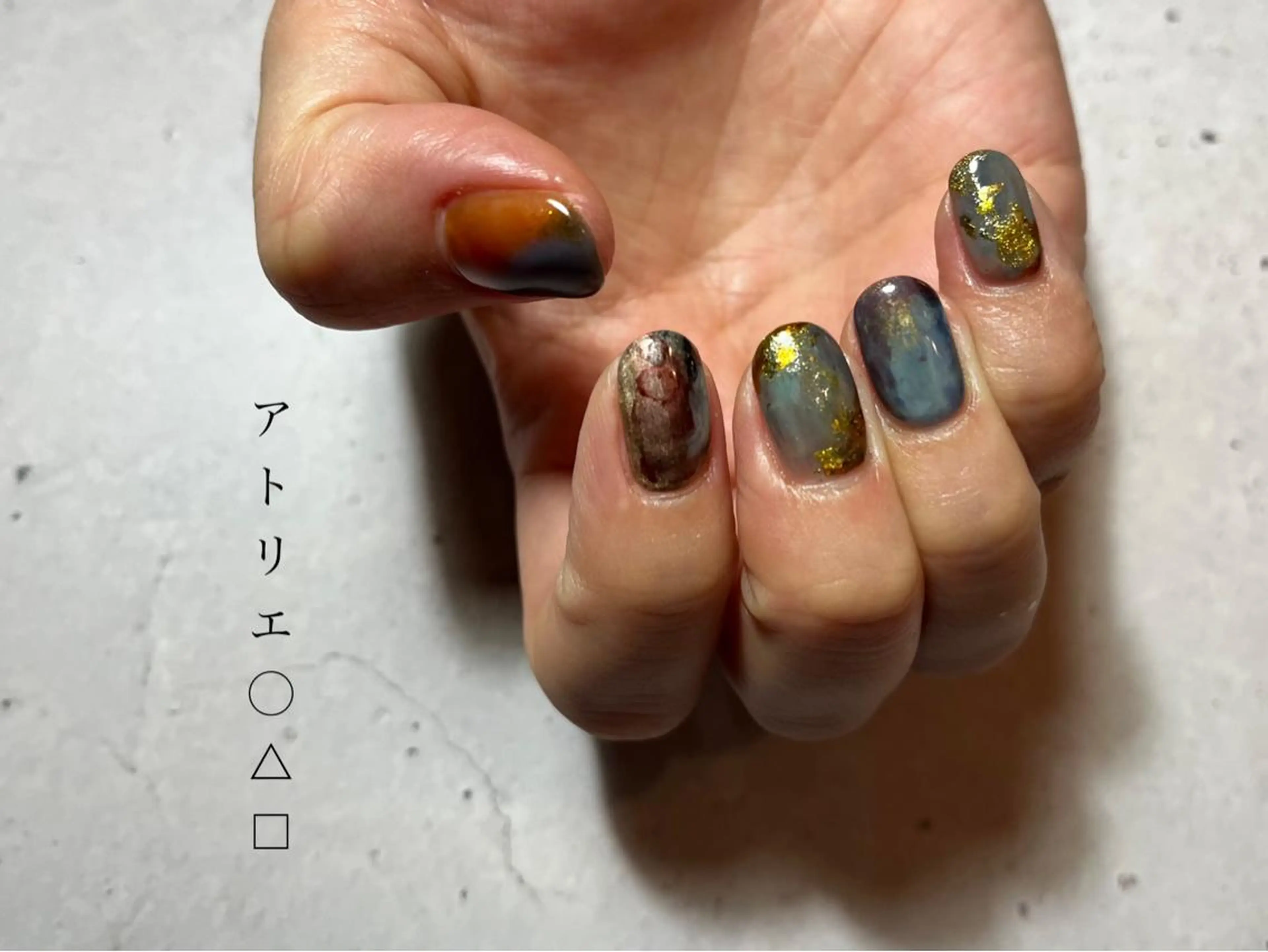 ネイル ハンドネイル アトリエ ○△□のネイルデザイン
