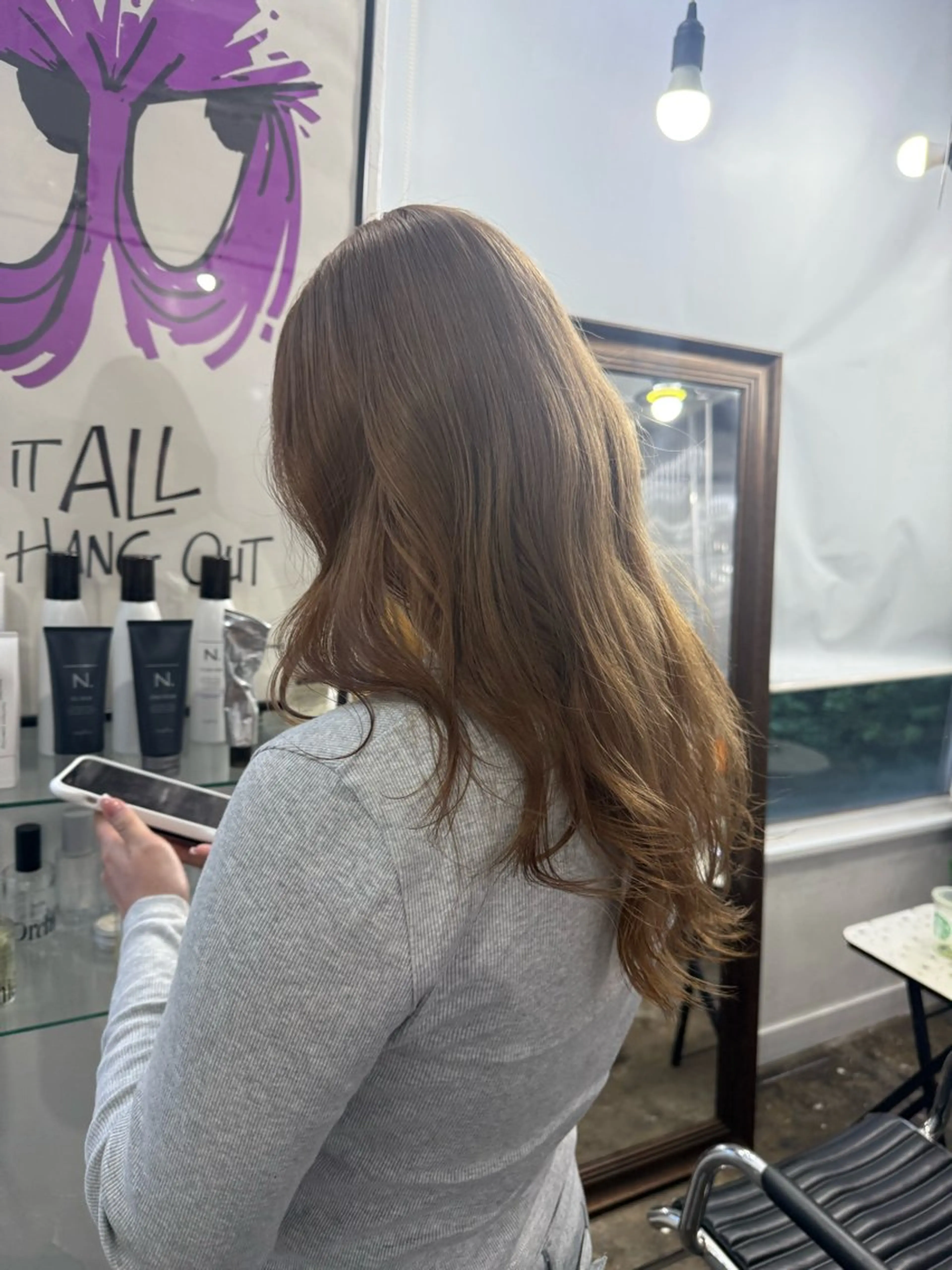 ロング ヘアカラー コハル ブリーチモデル募集中のヘアスタイル