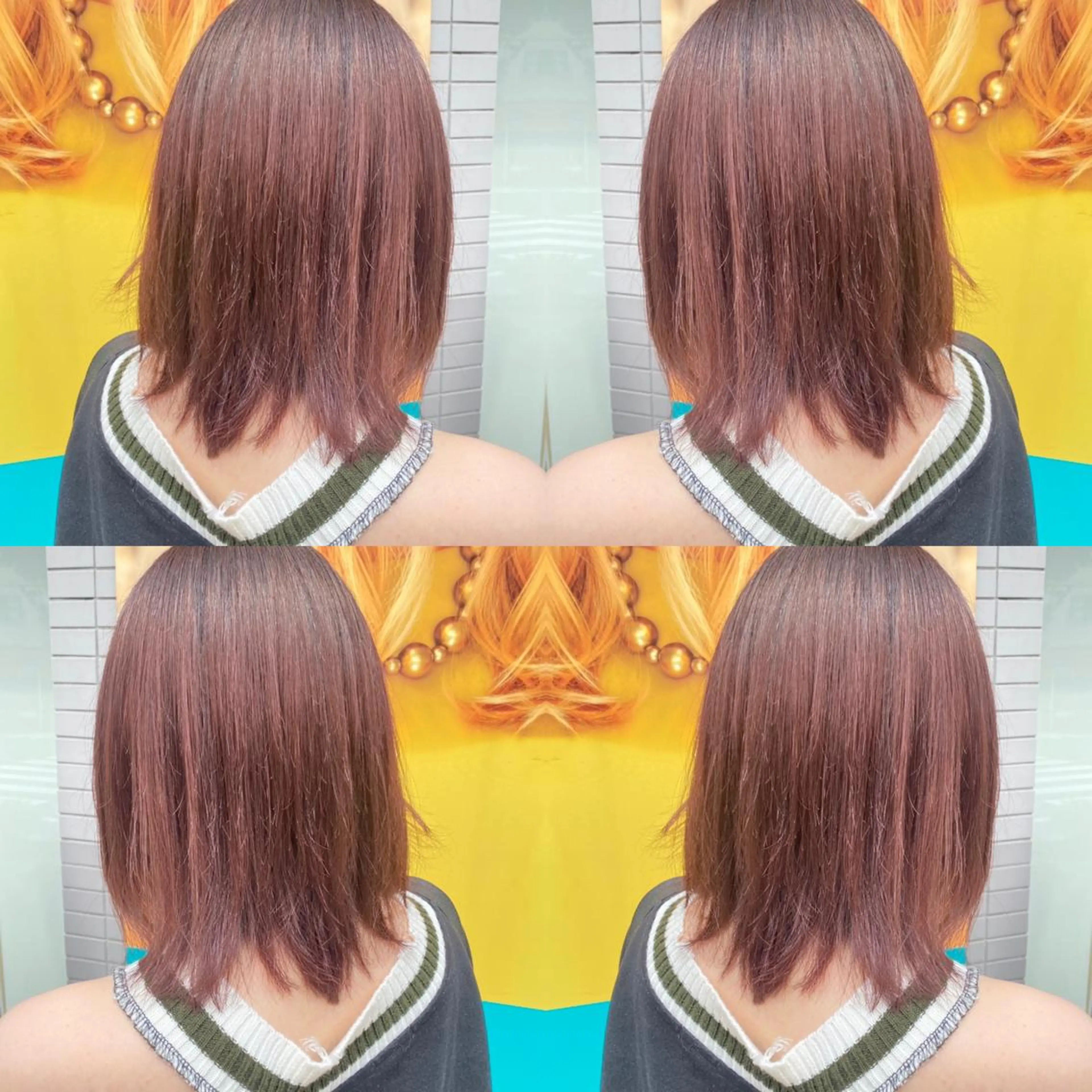 ミディアム 髪質改善カラー/店長 宮内秀峰のヘアスタイル