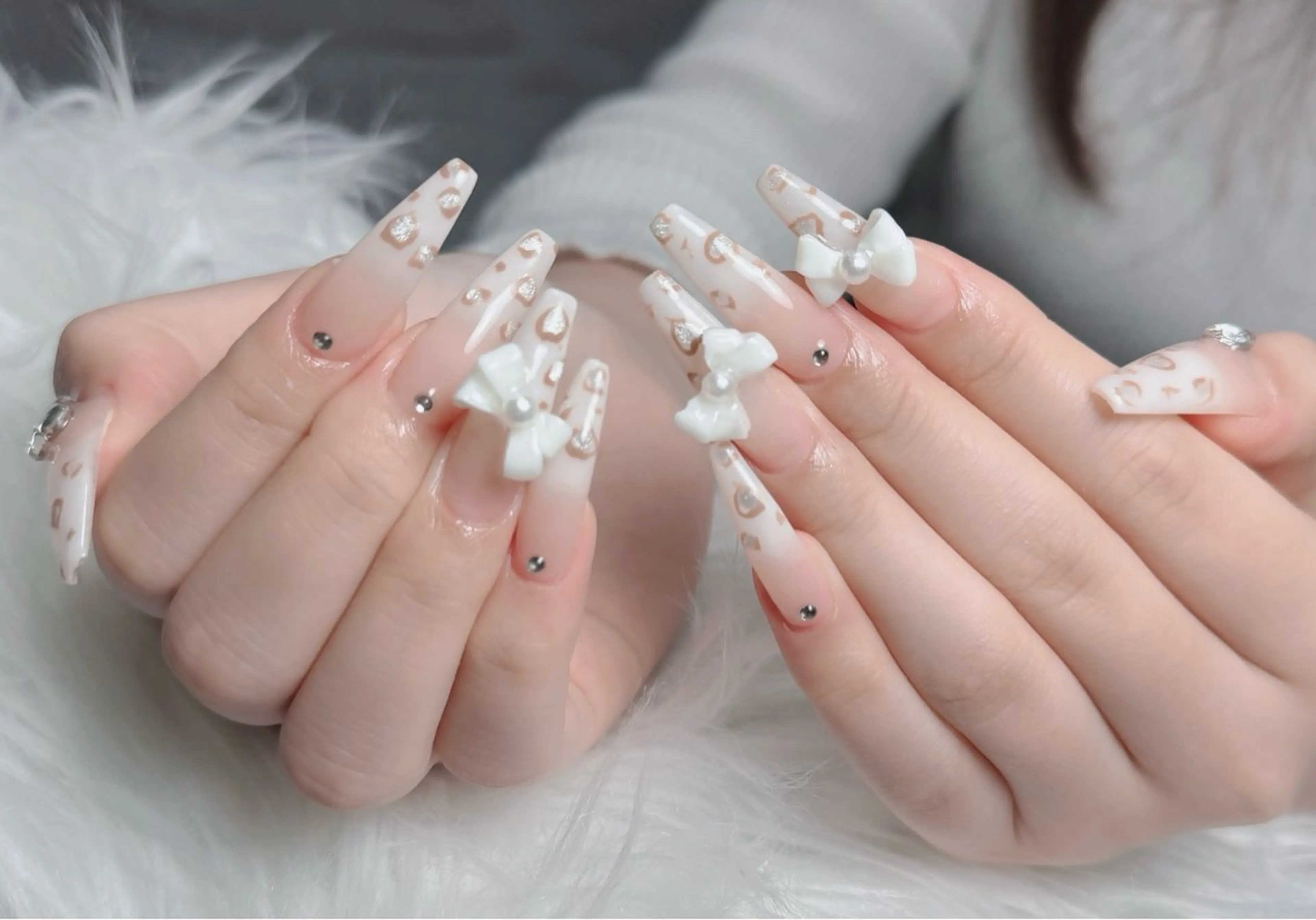 ネイル アートネイル 韓国ネイル 持ち込み ワンホンネイル ハンドネイル Lenie Nail Salonのネイルデザイン