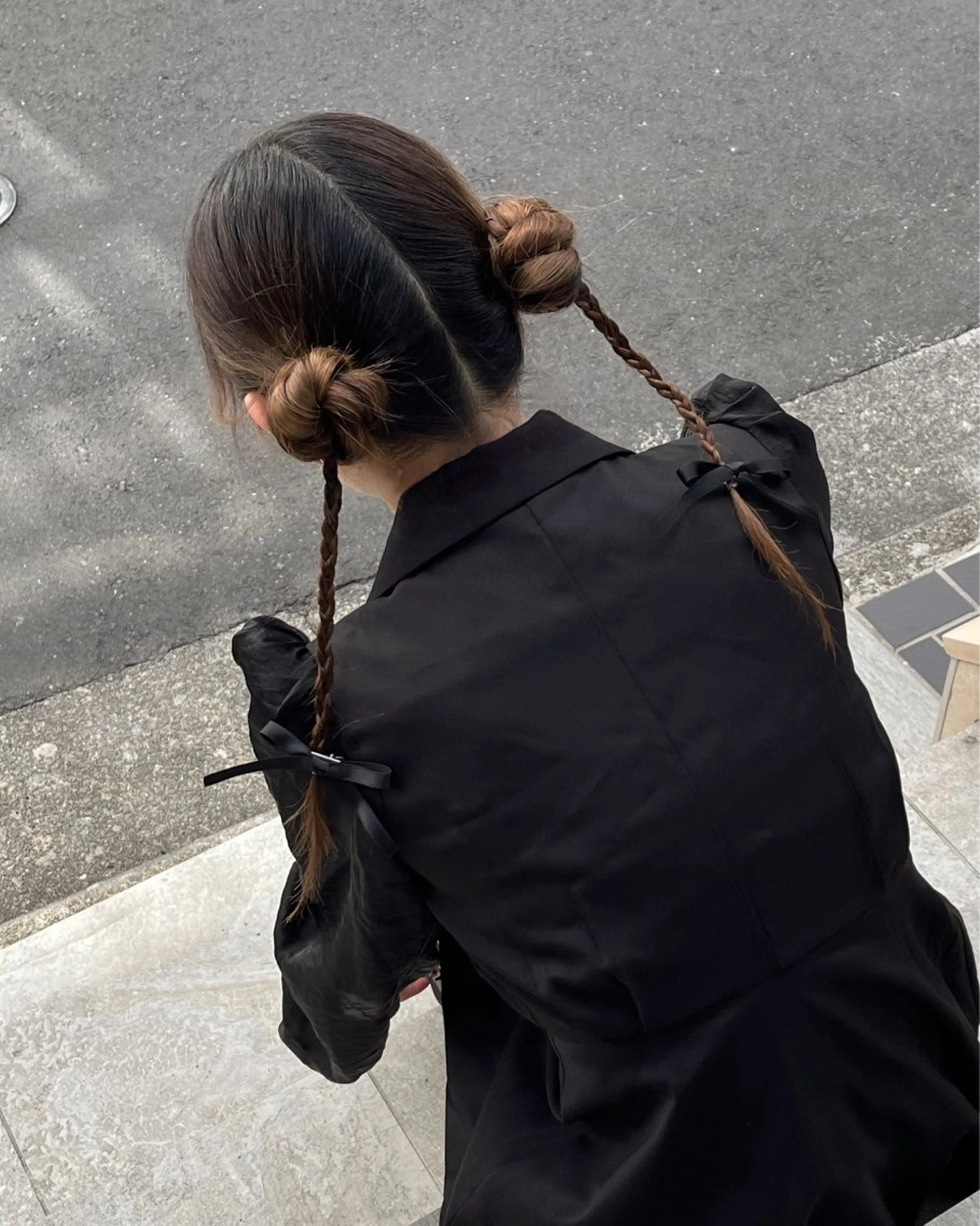 ロング 韓国風ヘア 透明感カラー🕊🤍 アサノ マユのヘアスタイル