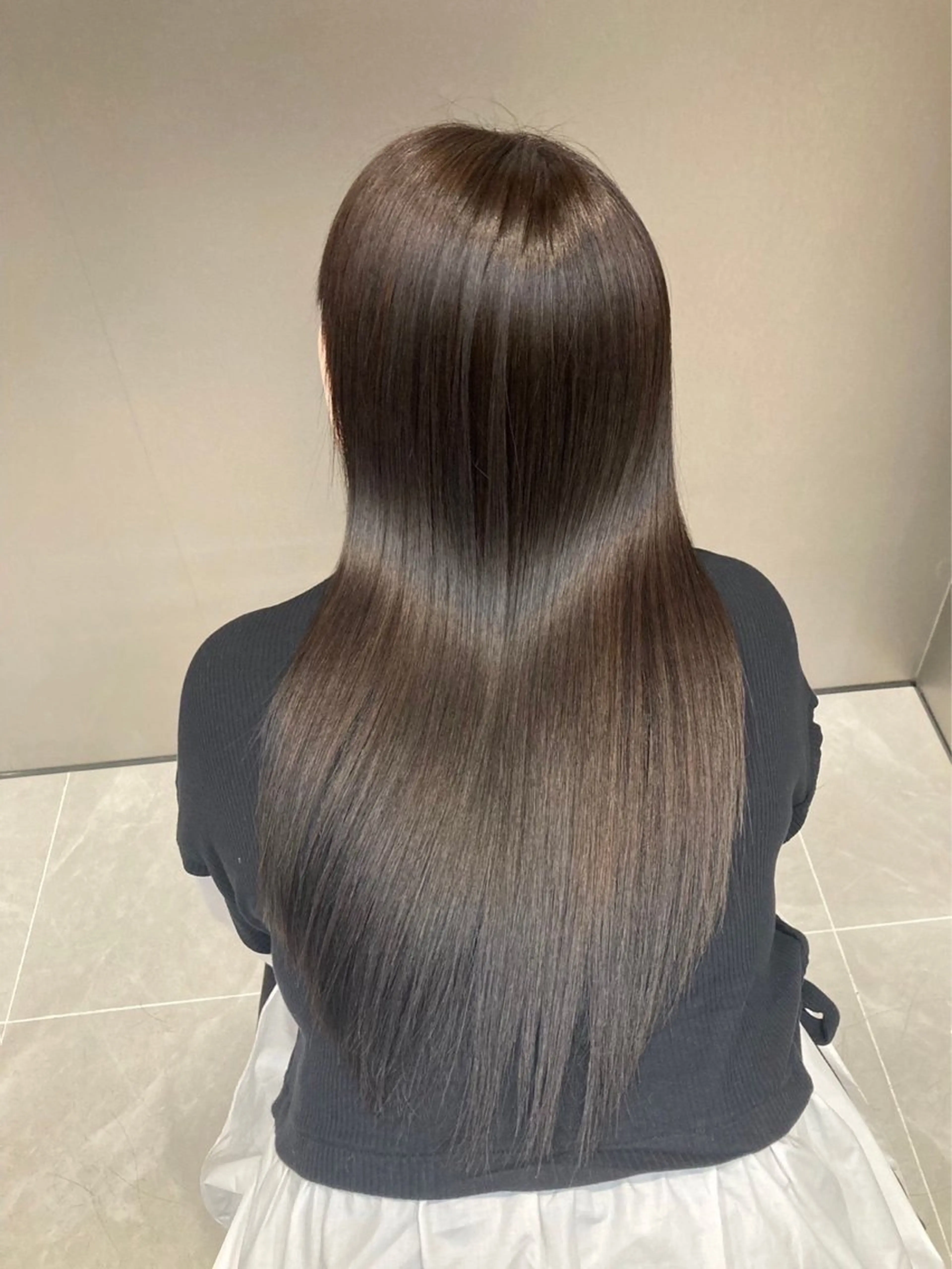 🤩自社開発HM髪質改善ストレートパーマ👩🏻（パーマモデル）の写真