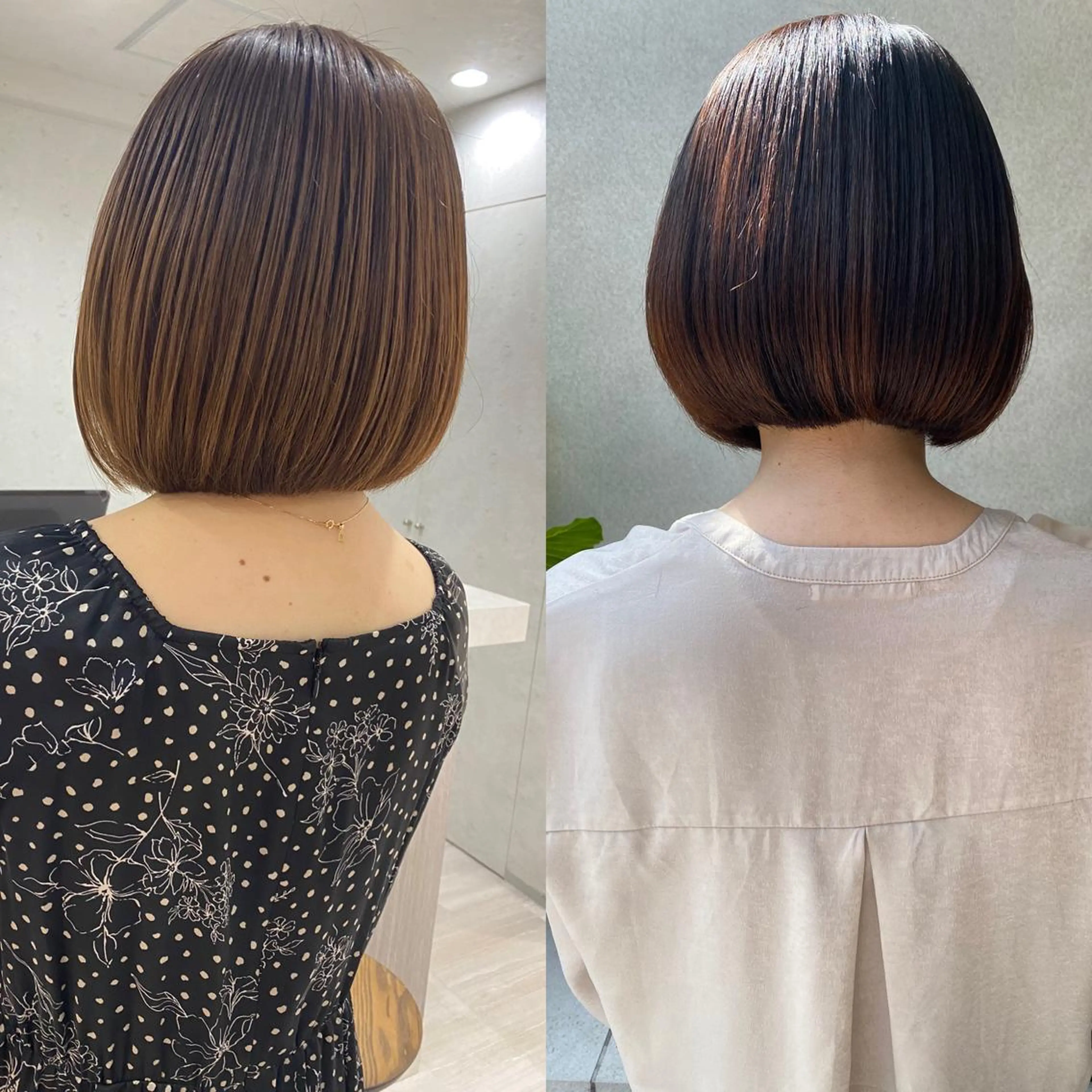 ミディアム カット ヘアカラー トリートメント 韓国風/髪質改善/ ナガヤアキラのヘアスタイル