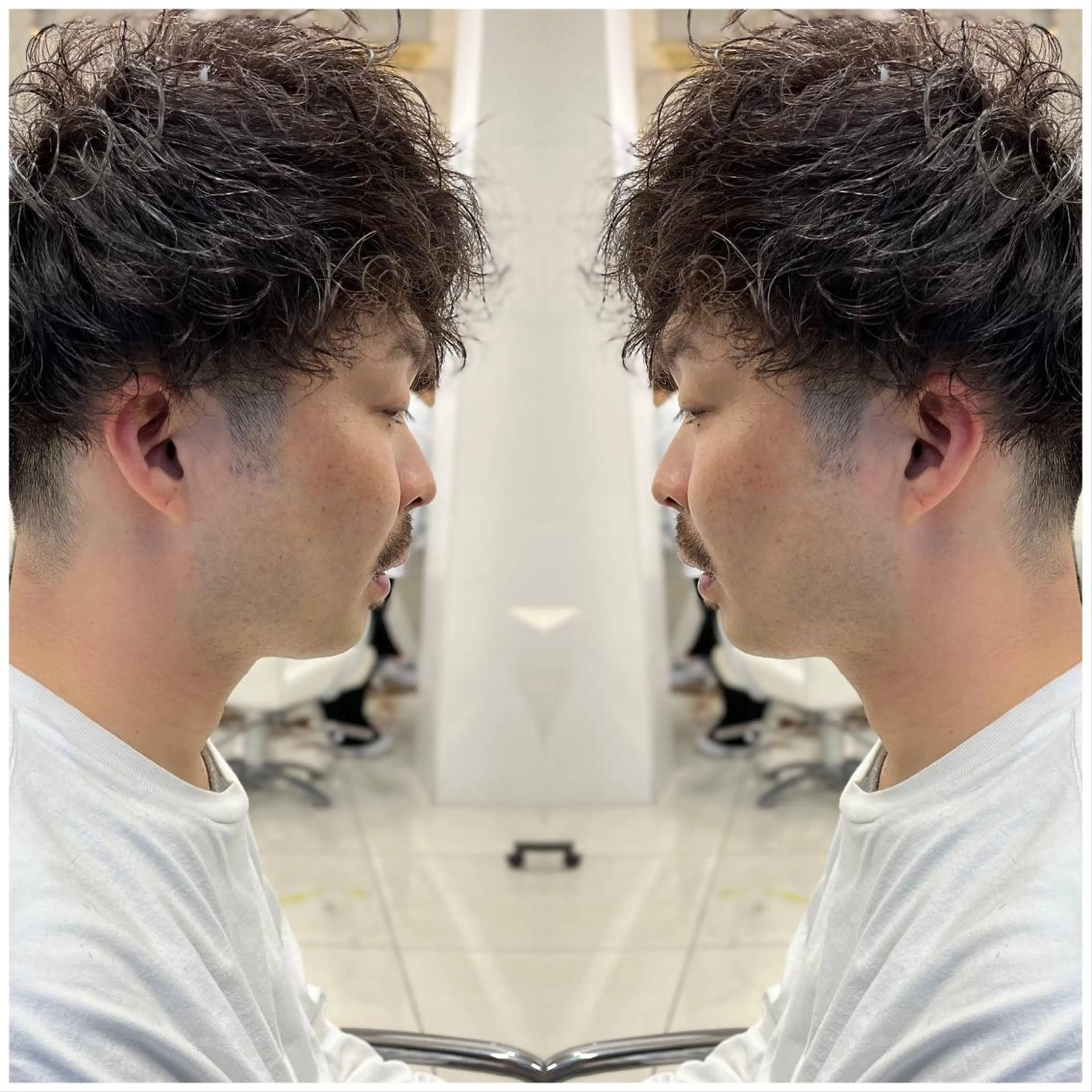 ショート パーマ メンズ メンズパーマ カット パーマ ハタケヤマヨシキ ／BOOTHのヘアスタイル