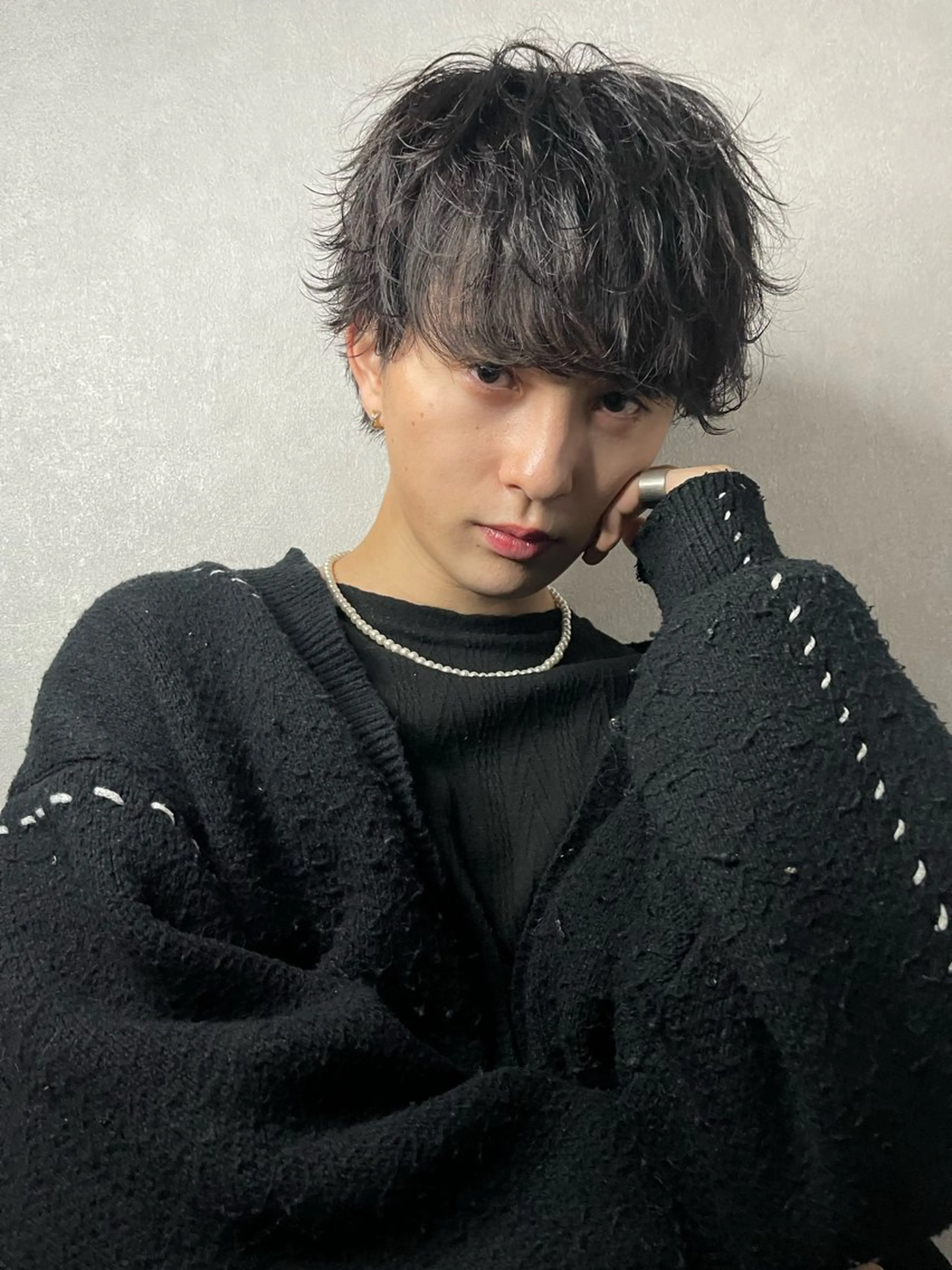 メンズ メンズ韓国風 マッシュ メンズパーマ 波巻きパーマ 波巻きスパイラル 近藤剛 浦和のヘアスタイル