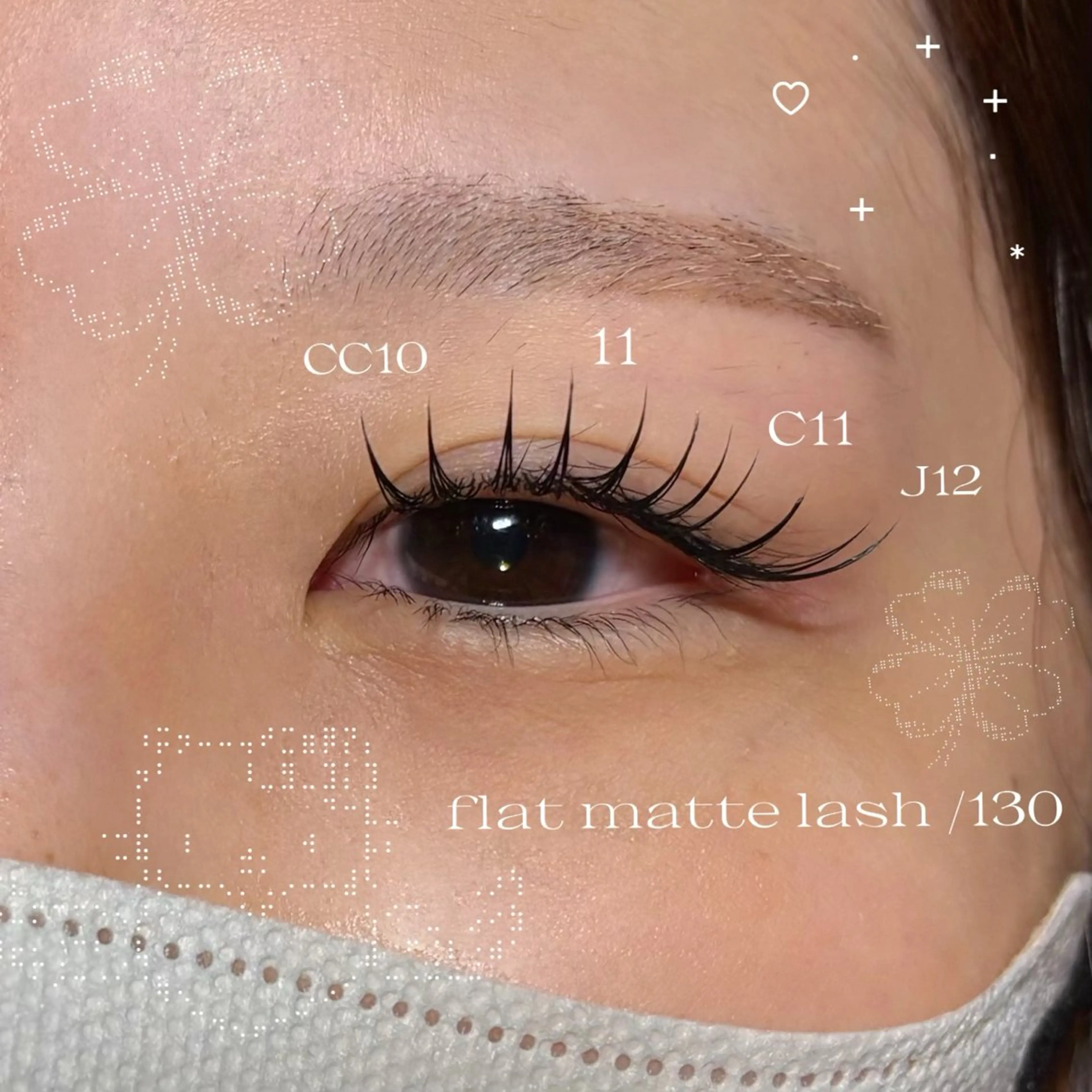 マツエク・マツパ YUI  アイリスト ᐩᕀ UNELMAのマツエク・マツパデザイン