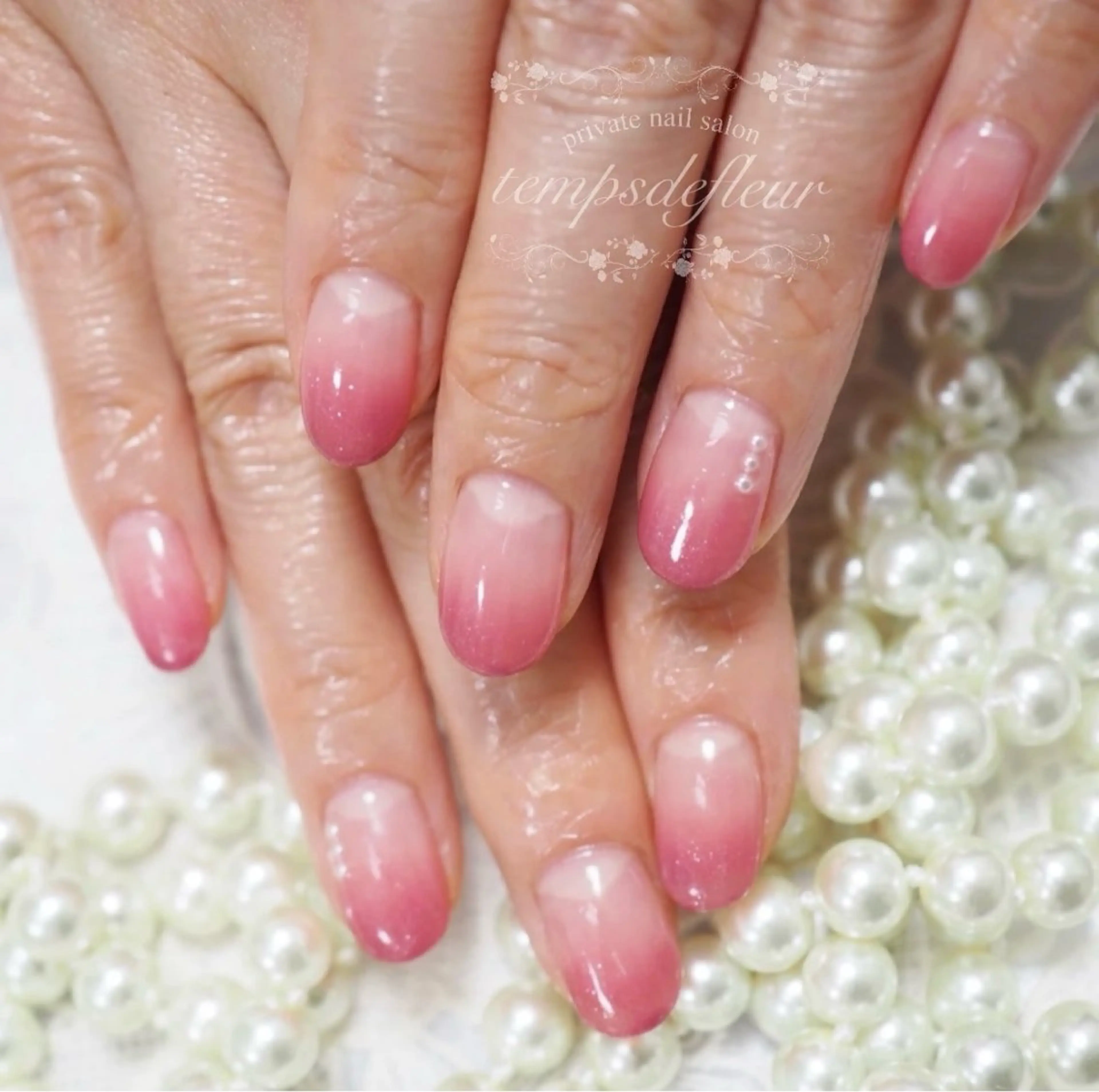 ネイル グラデーション temps de fleurのネイルデザイン