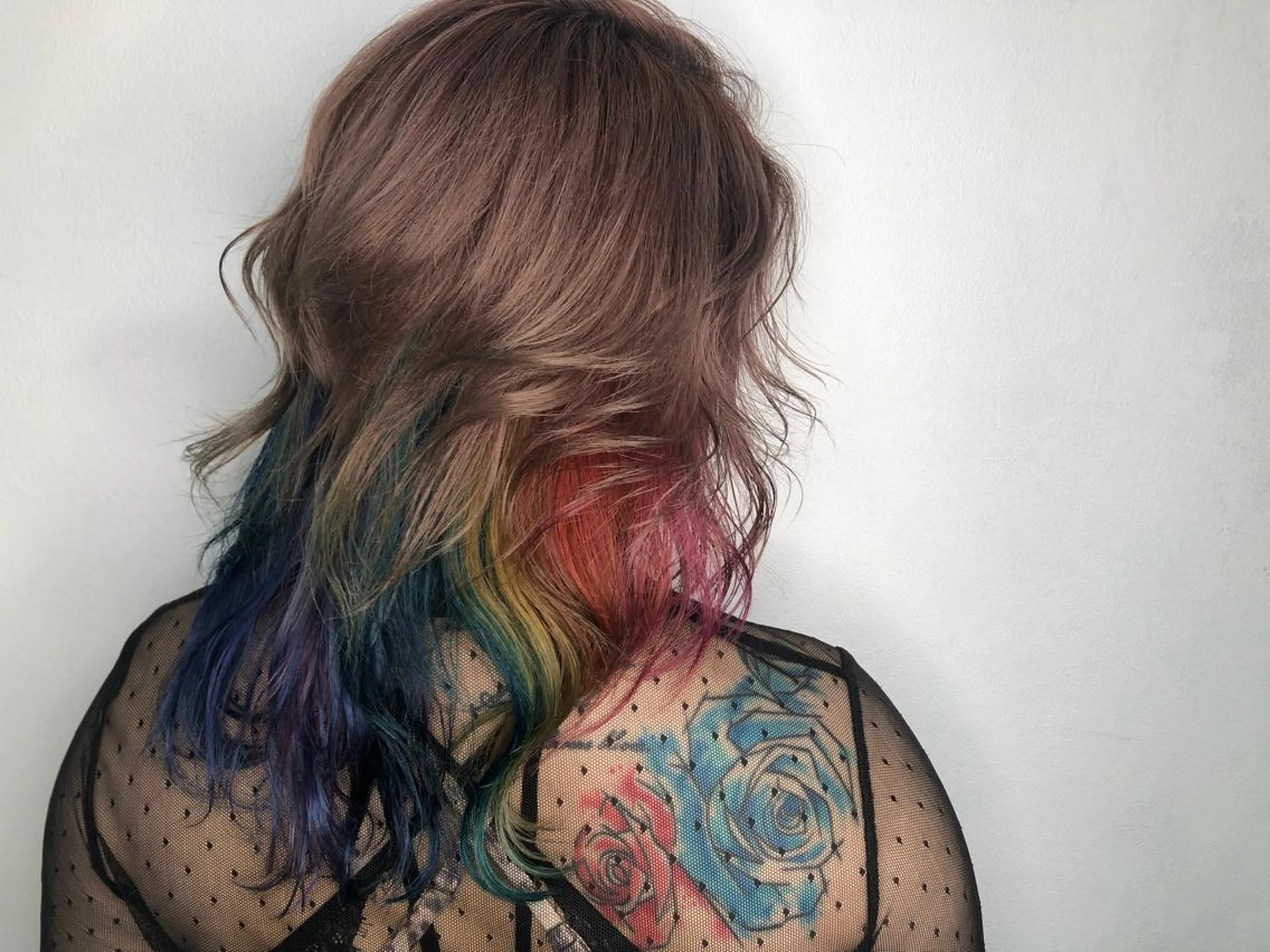 ミディアム カラー 美容室 HAKUAのヘアスタイル