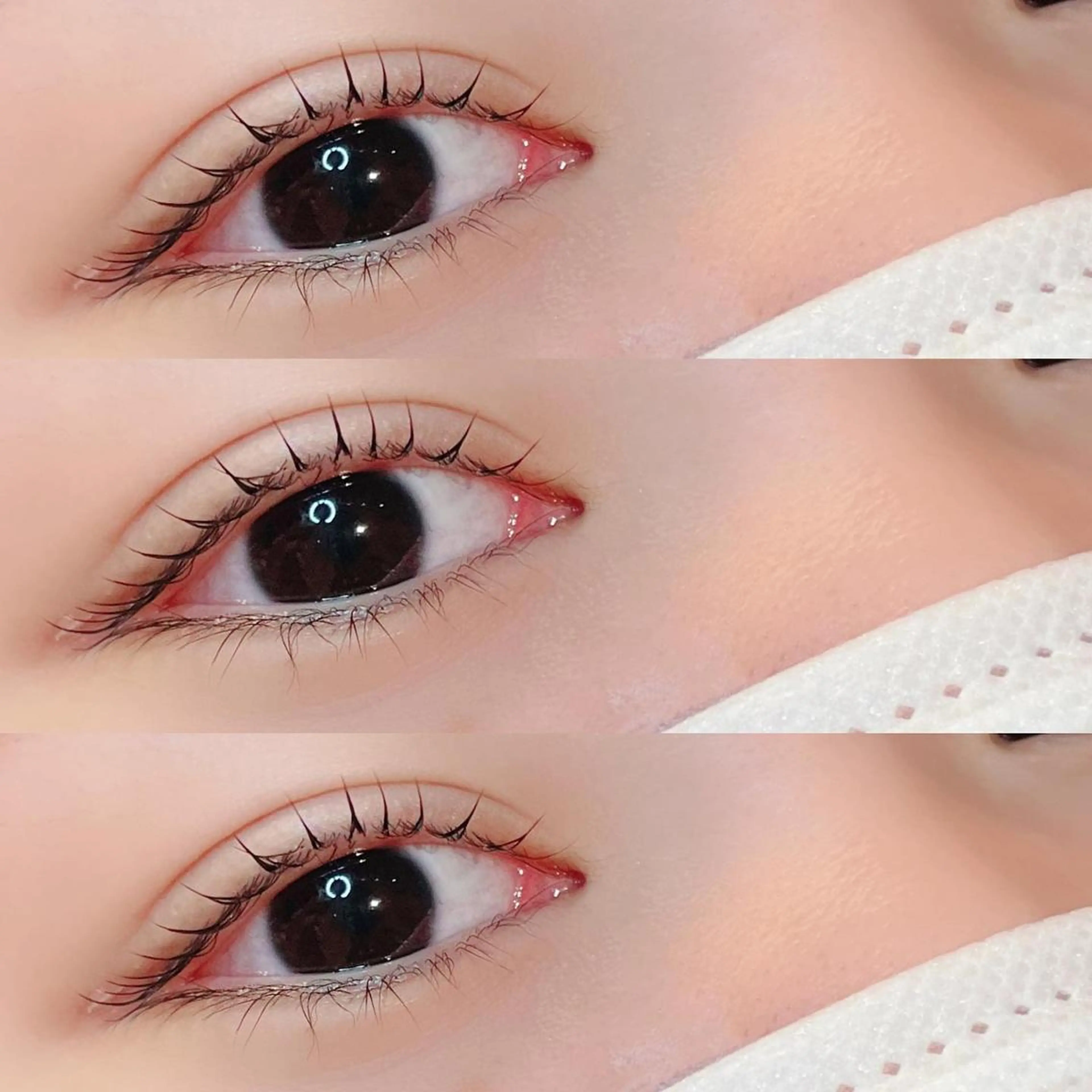 セミロング カラー ヘアアレンジ マツエク・マツパ セミロングパーマ 韓国風マツエク まつげパーマ 一重×まつ毛パーマ 韓国風ヘア 🍓Rei naのマツエク・マツパデザイン