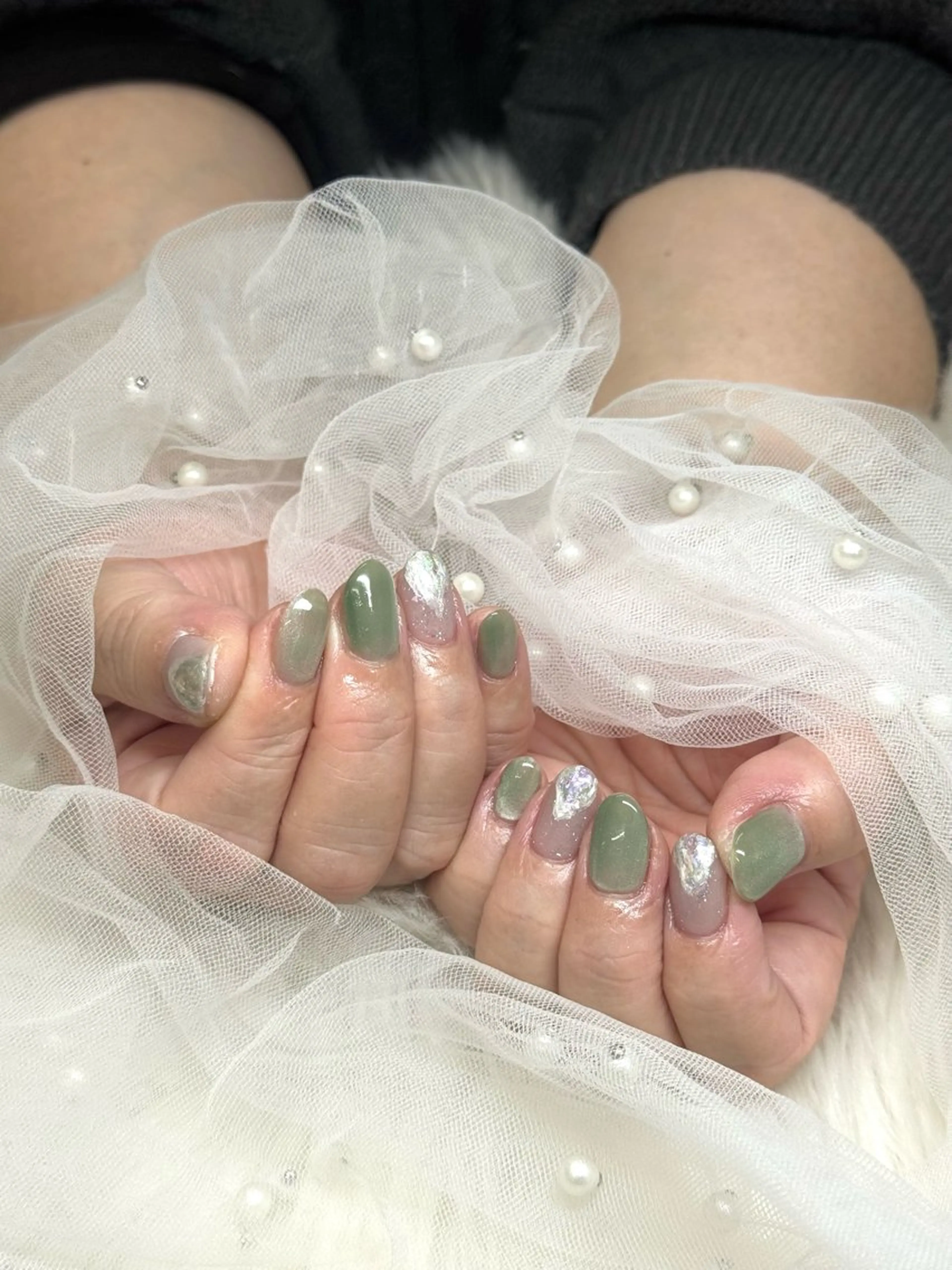 ネイル ハンドネイル LUCAS 千葉 AOI💅🏾💕のネイルデザイン