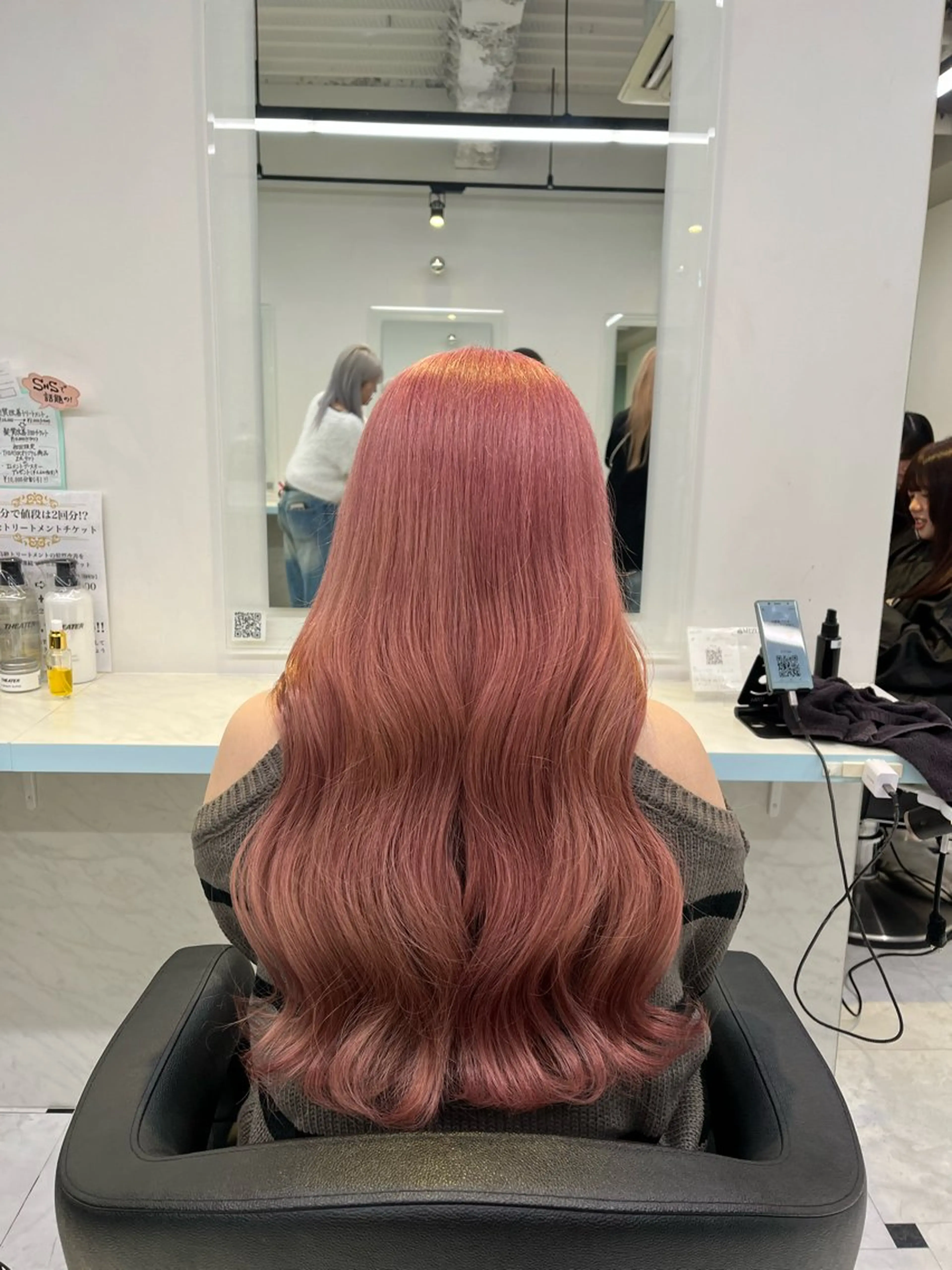 ロング カラー ヘアカラー トリートメント ブリーチカラー 🩵MIZUKIのヘアスタイル