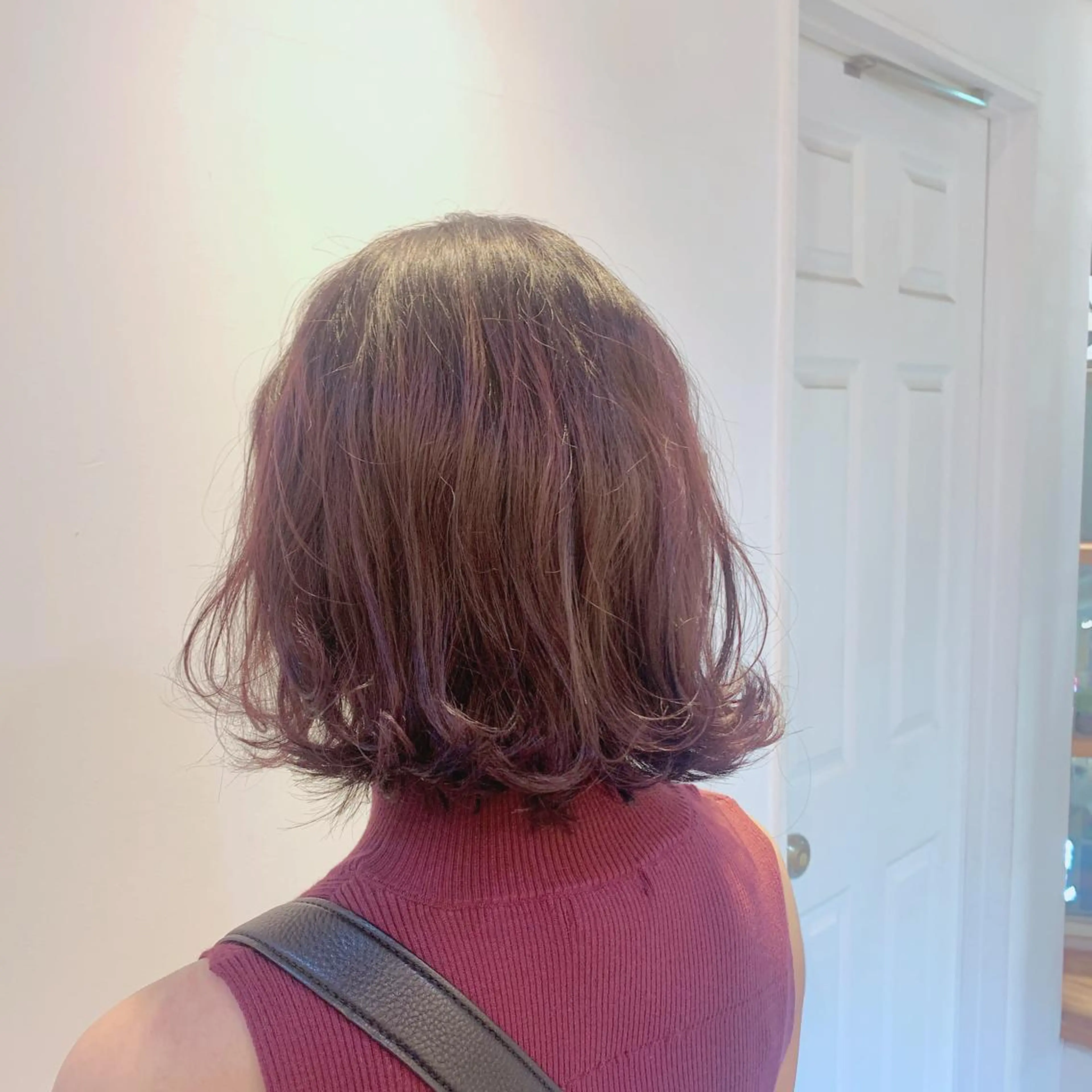 ショート カラー ヘアアレンジ バイオレットカラー 似合わせhair🔸 アサダ　タカコ🔸のヘアスタイル