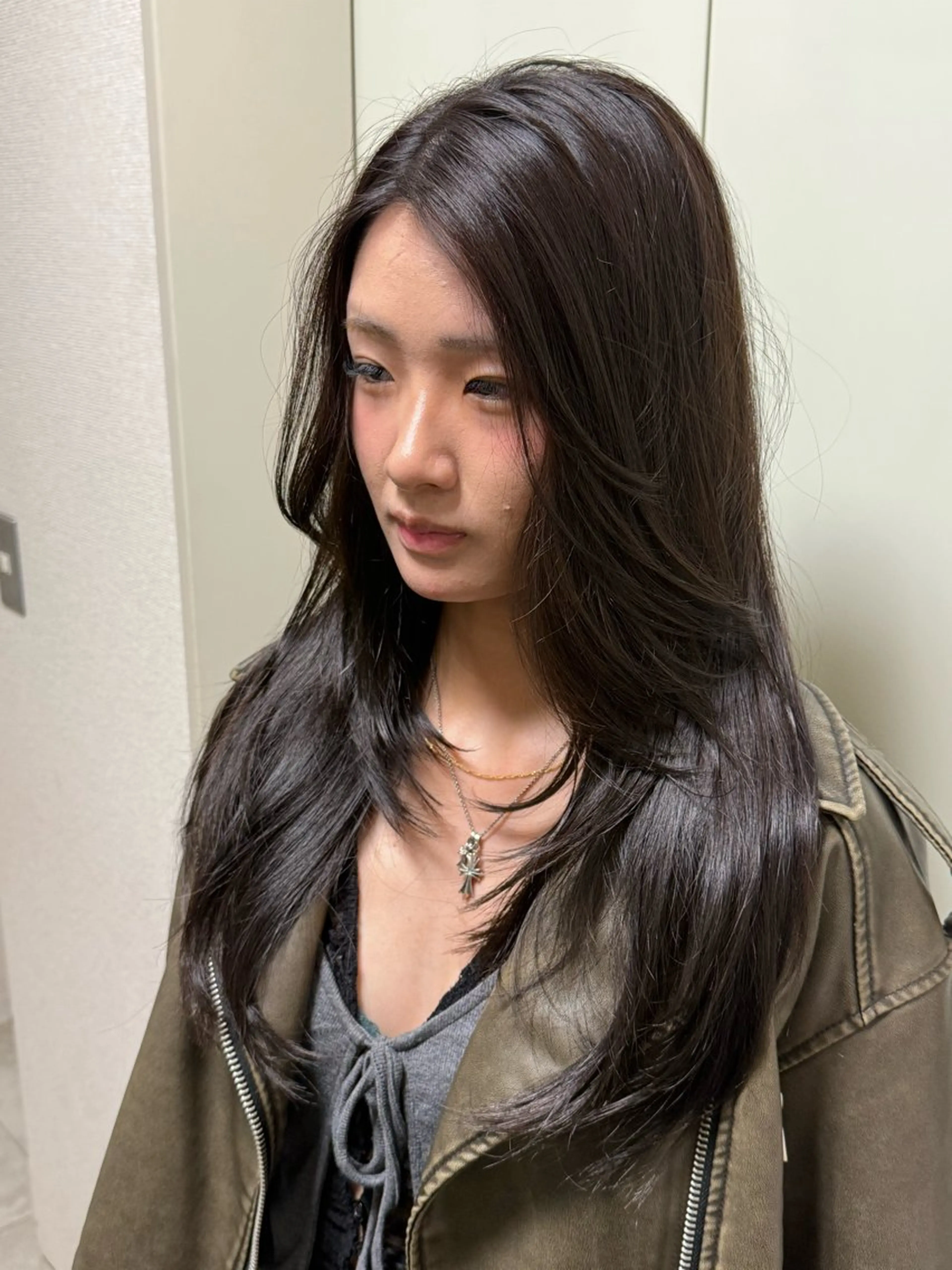 ロング カット ヘアカラー トリートメント ショートボブ/グラボ ブ松野和志のヘアスタイル