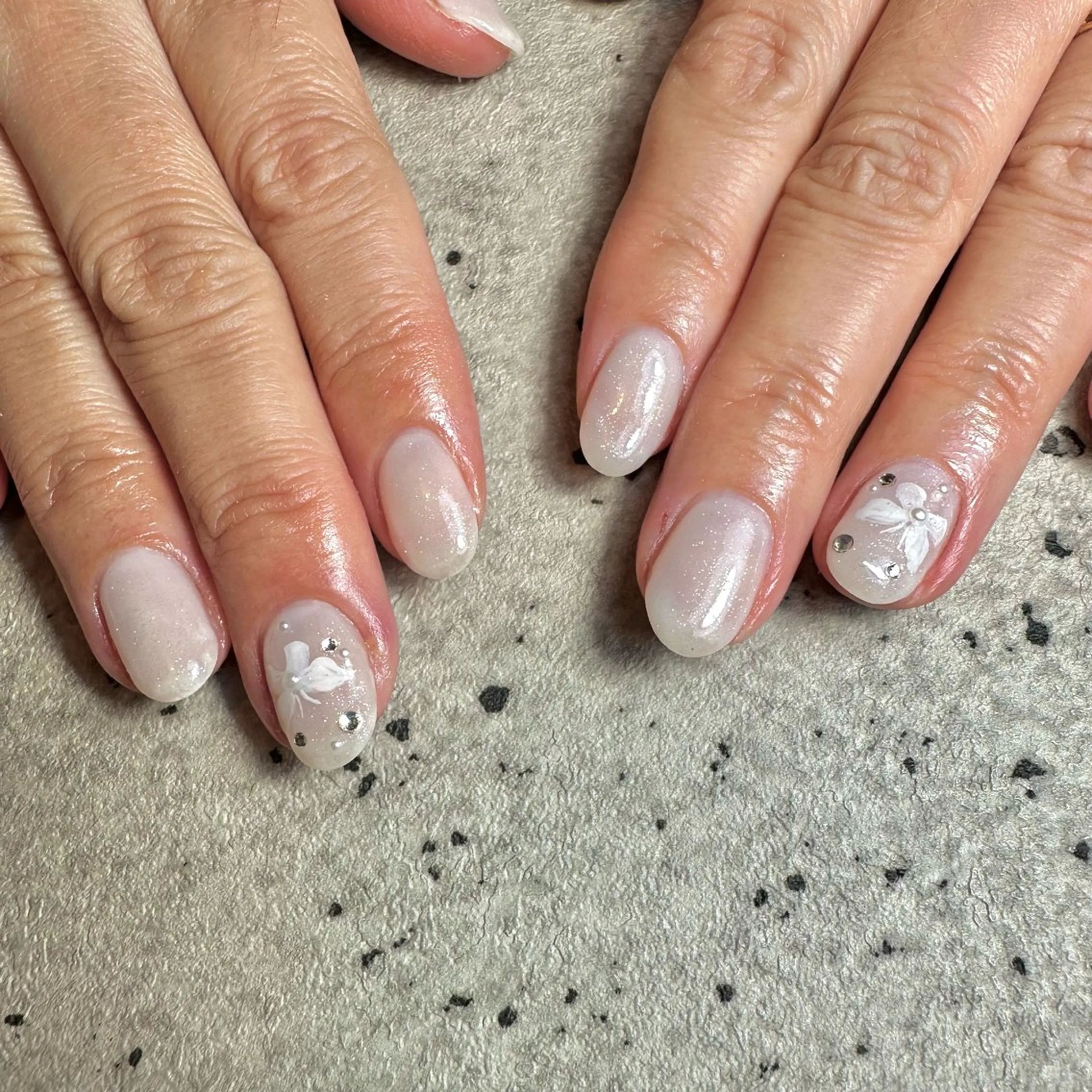 ネイル ブライダルネイル ハンドネイル GéRanium Harukaのネイルデザイン