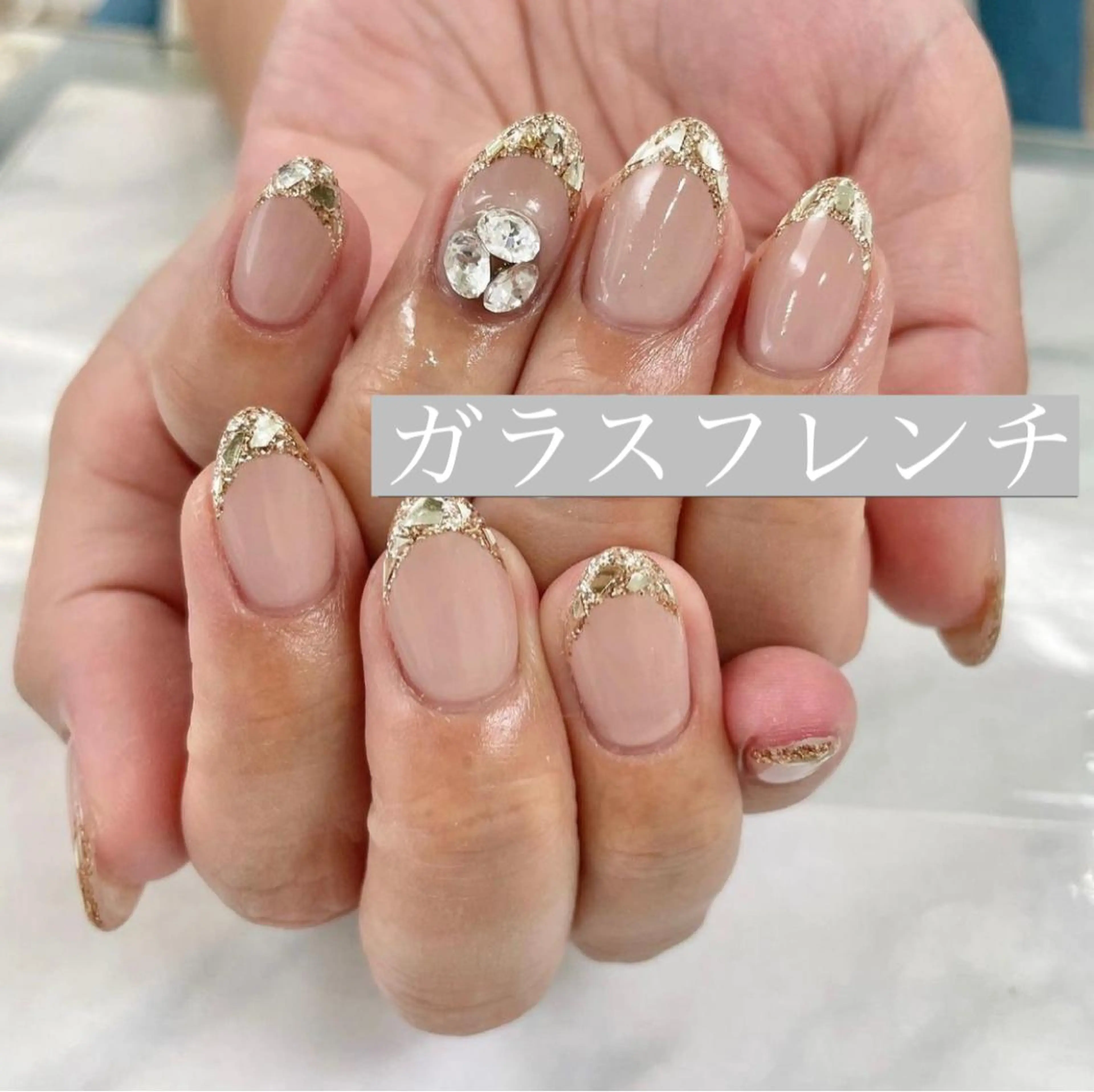 ネイル ジェルネイル 韓国ネイル ニュアンスネイル オフィスネイル パラジェル if nailのネイルデザイン