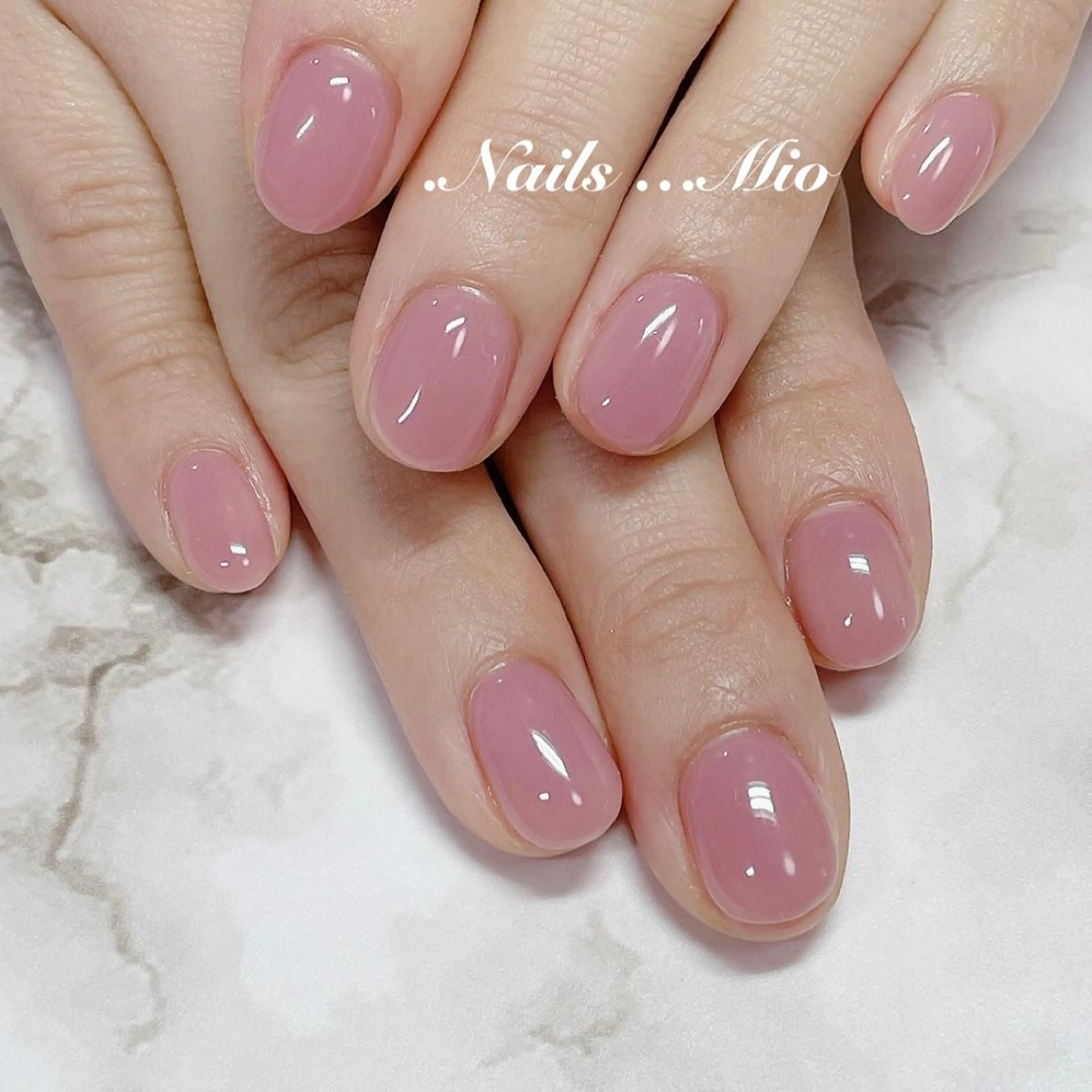 ネイル ワンカラーネイル .Nails Mio 赤羽西ネイルサロンのネイルデザイン