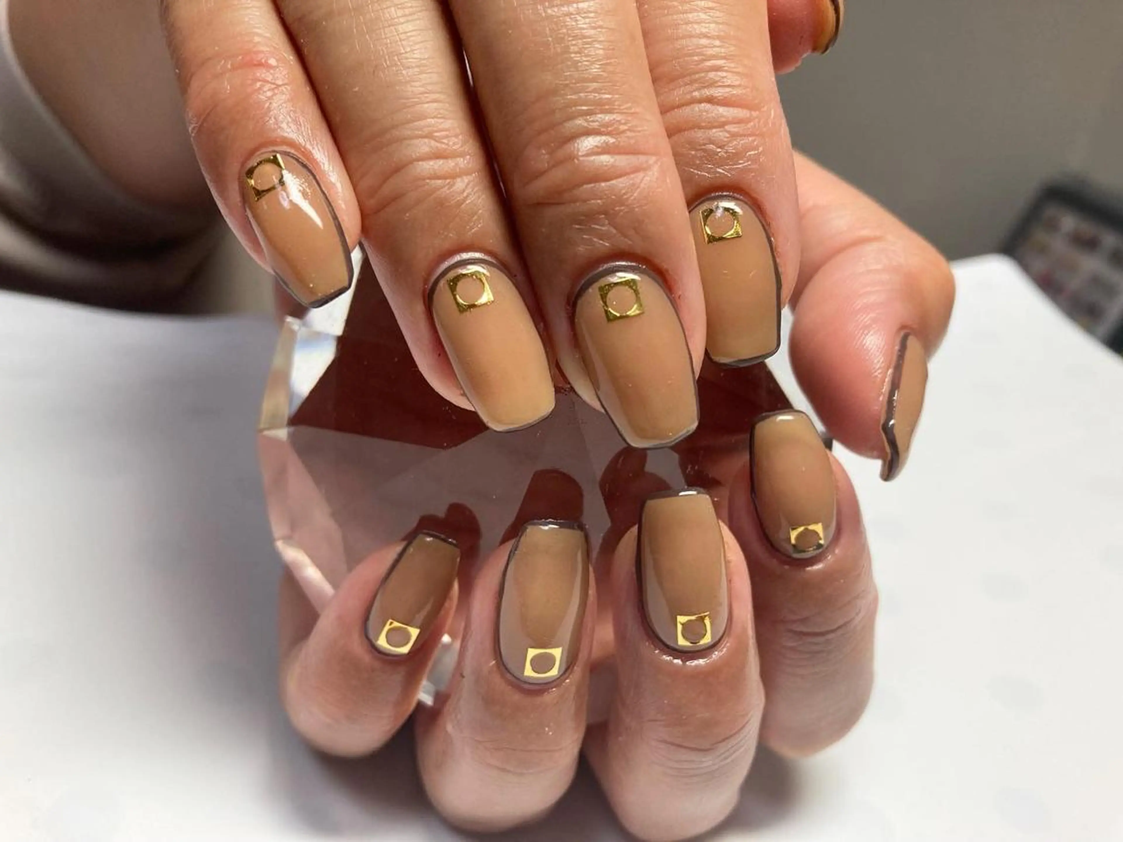 ミディアム ネイル nail yukkoのネイルデザイン