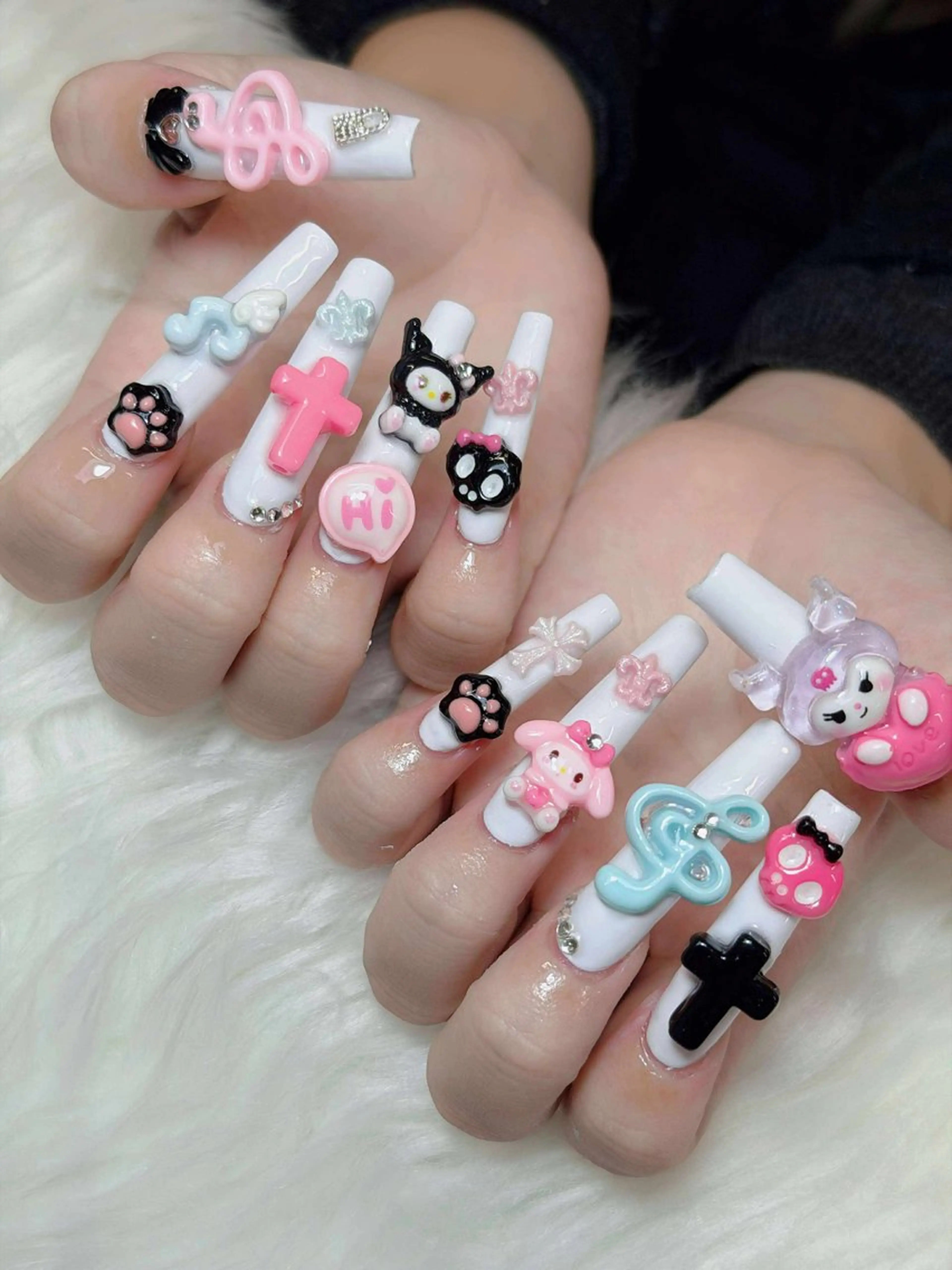 ネイル オーロラネイル チークネイル フットネイル フレンチネイル ハロウィン Lumi Shinokuboのネイルデザイン