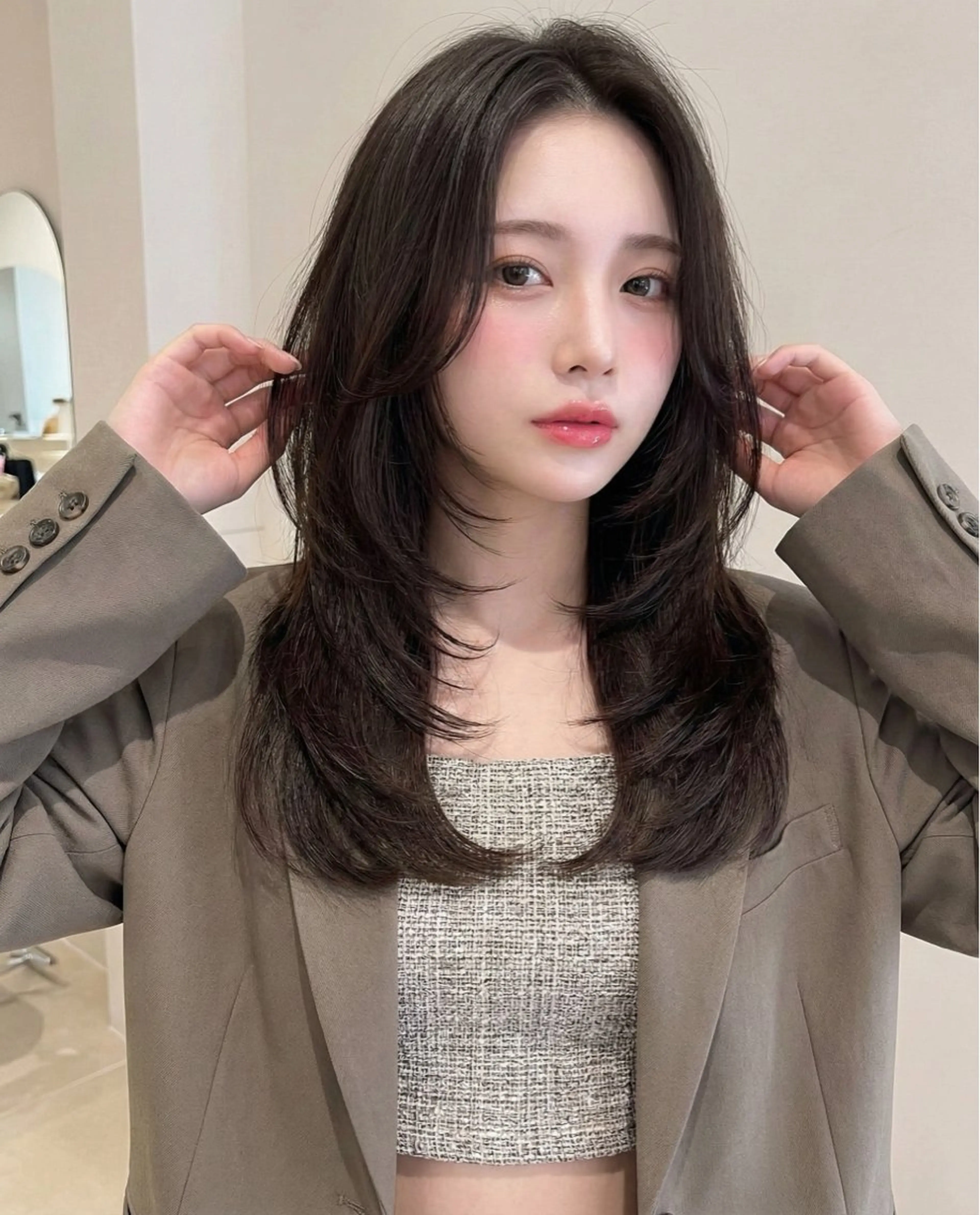 ロング カラー ヘアアレンジ カット ヘアカラー トリートメント ヘアセット 🎀愛されモテヘア♡ 梅澤夏基🎀のヘアスタイル