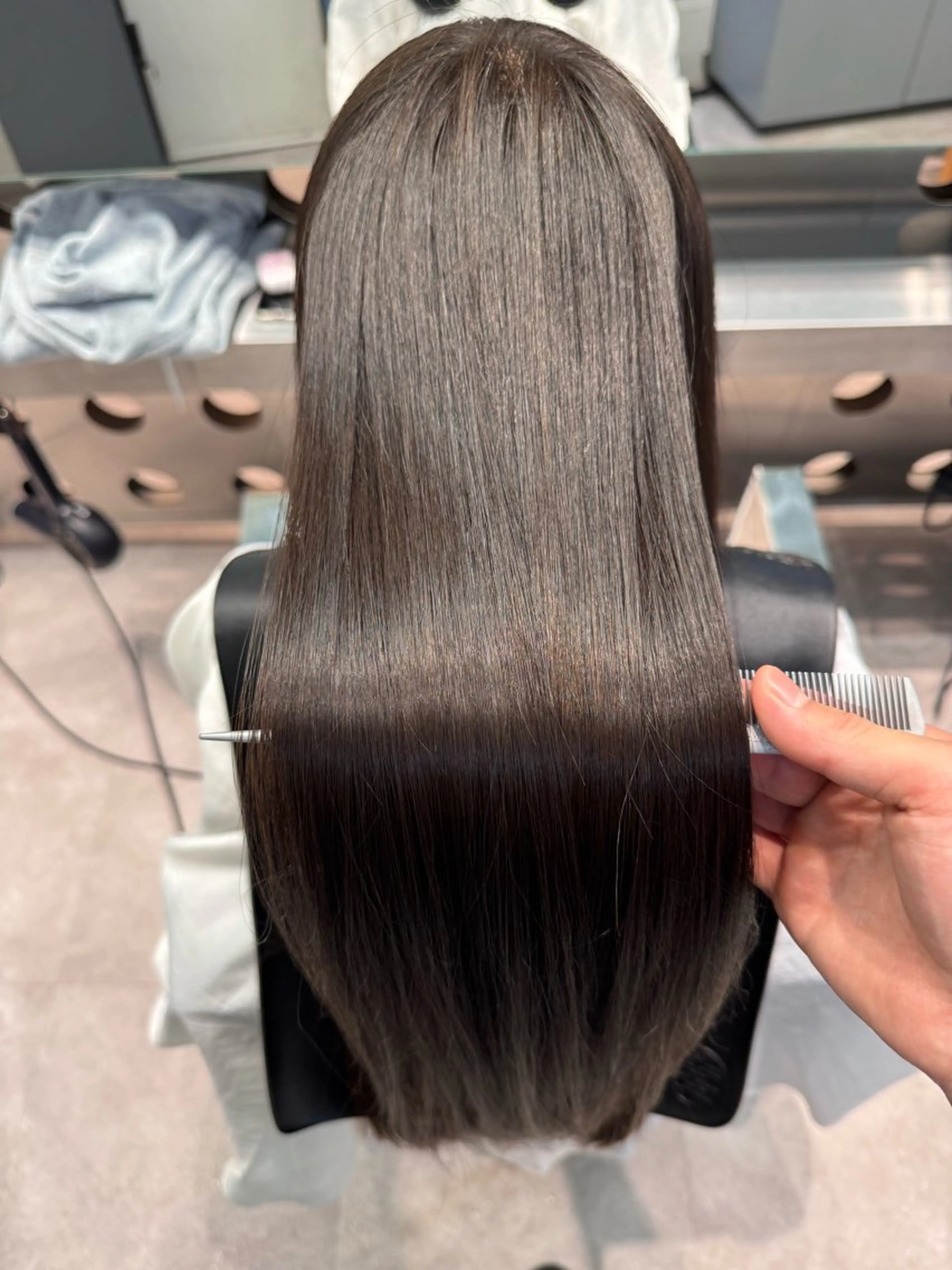 ロング パーマ ストレートパーマ トリートメント ヘッドスパ 北村 岳久翔のヘアスタイル