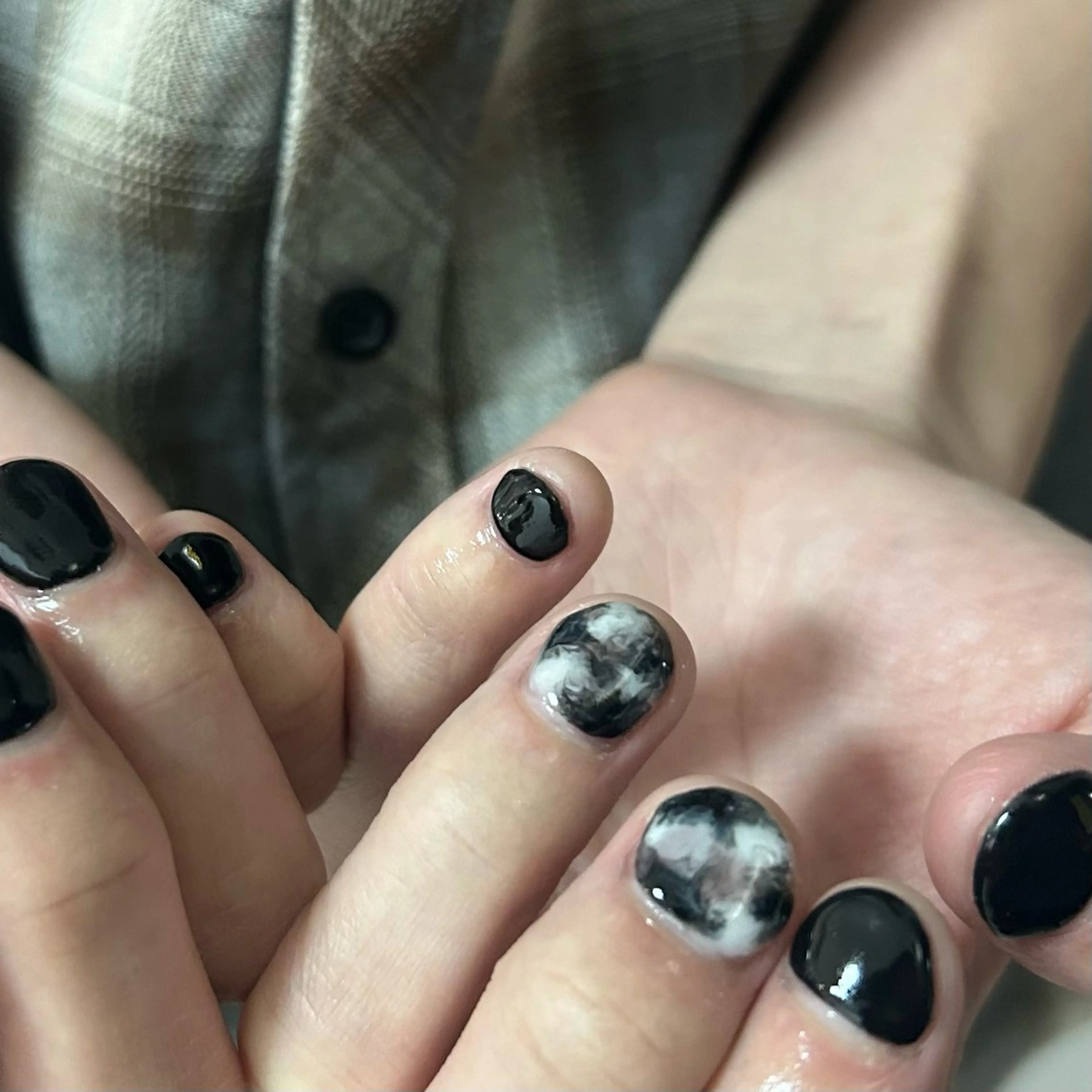 men's nail🖤⛓️(オフ込)の写真