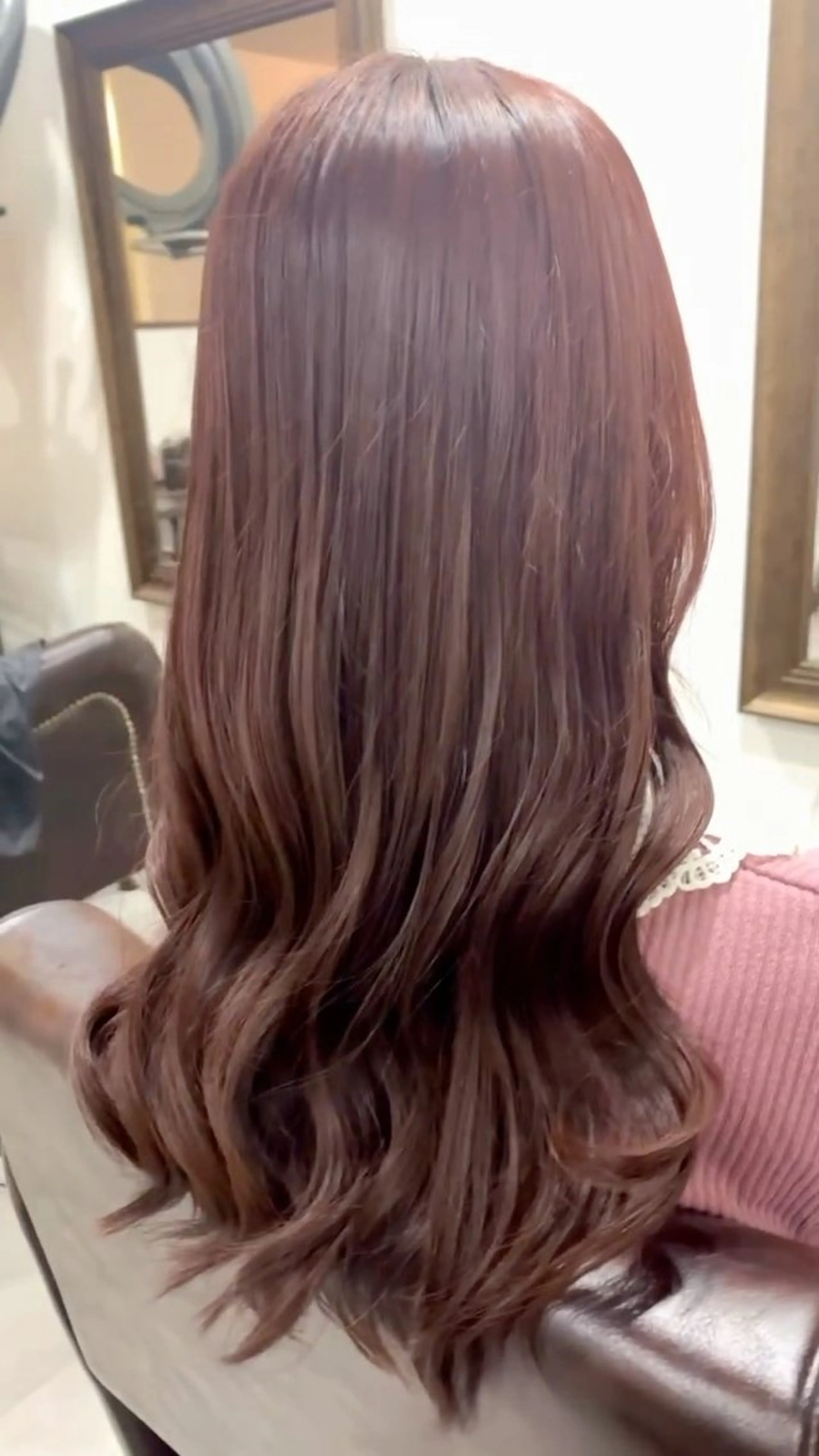 ロング カラー カット ヘアカラー トリートメント YURA hairのヘアスタイル