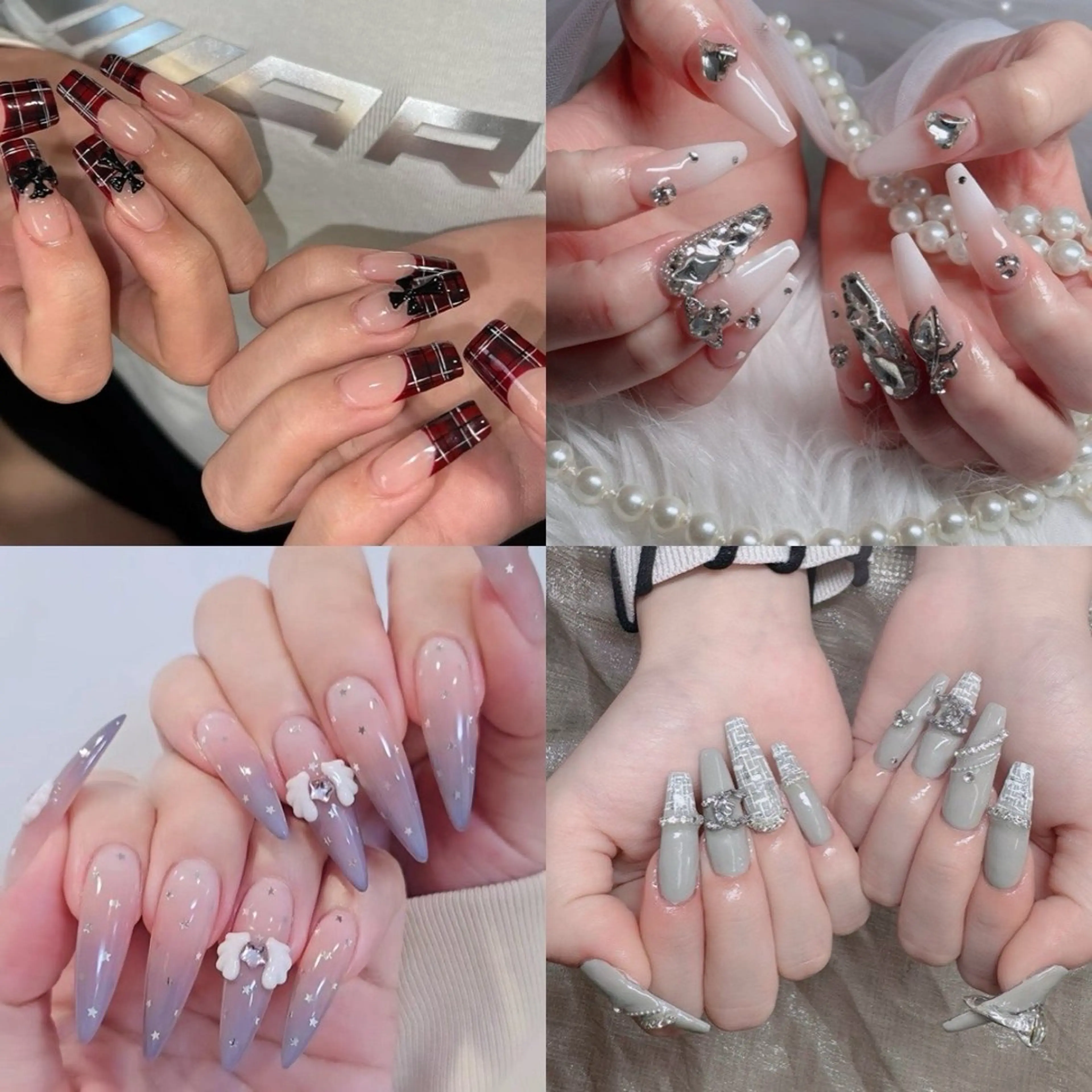 ネイル オーロラネイル フレンチネイル グラデーション ハロウィン 氷ネイル・うるうるネイル ハンドネイル H.baby Nail Salonのネイルデザイン
