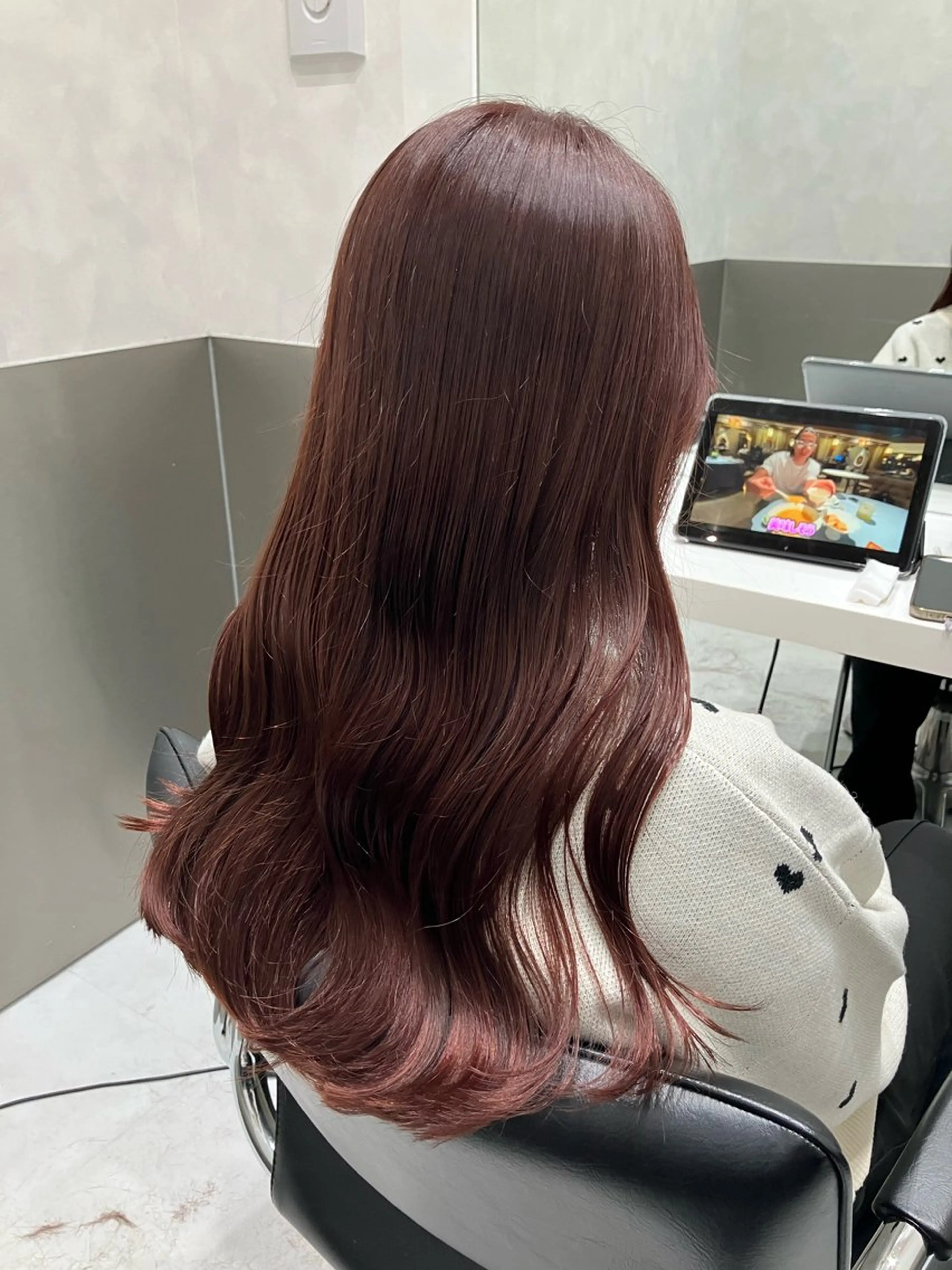 ロング カラー カット ヘアカラー トリートメント 💖ブリーチなし透明 感💖ASAHIのヘアスタイル