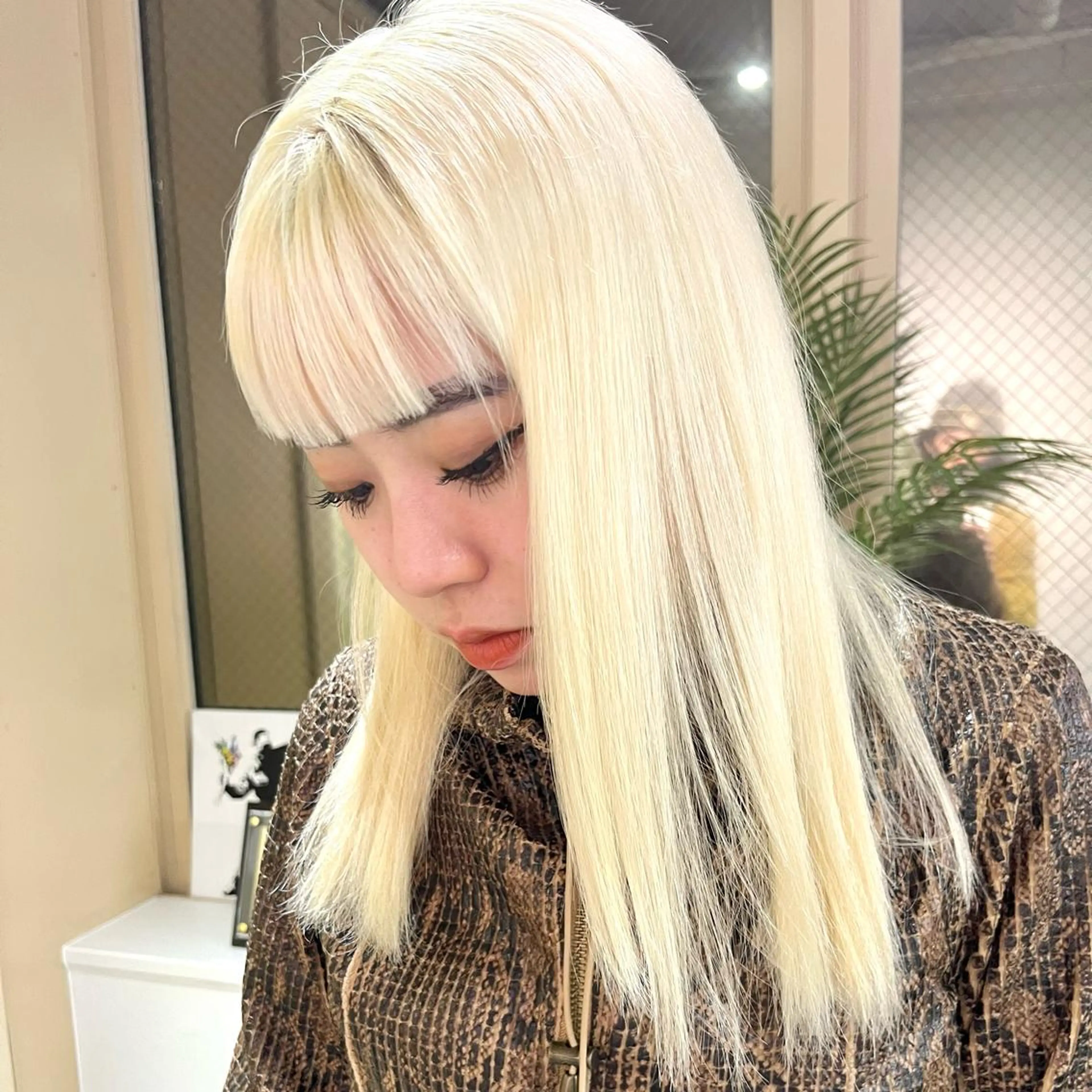 カラー 渋谷🎨ブリーチ特化 ×エクステ🎨レンのヘアスタイル