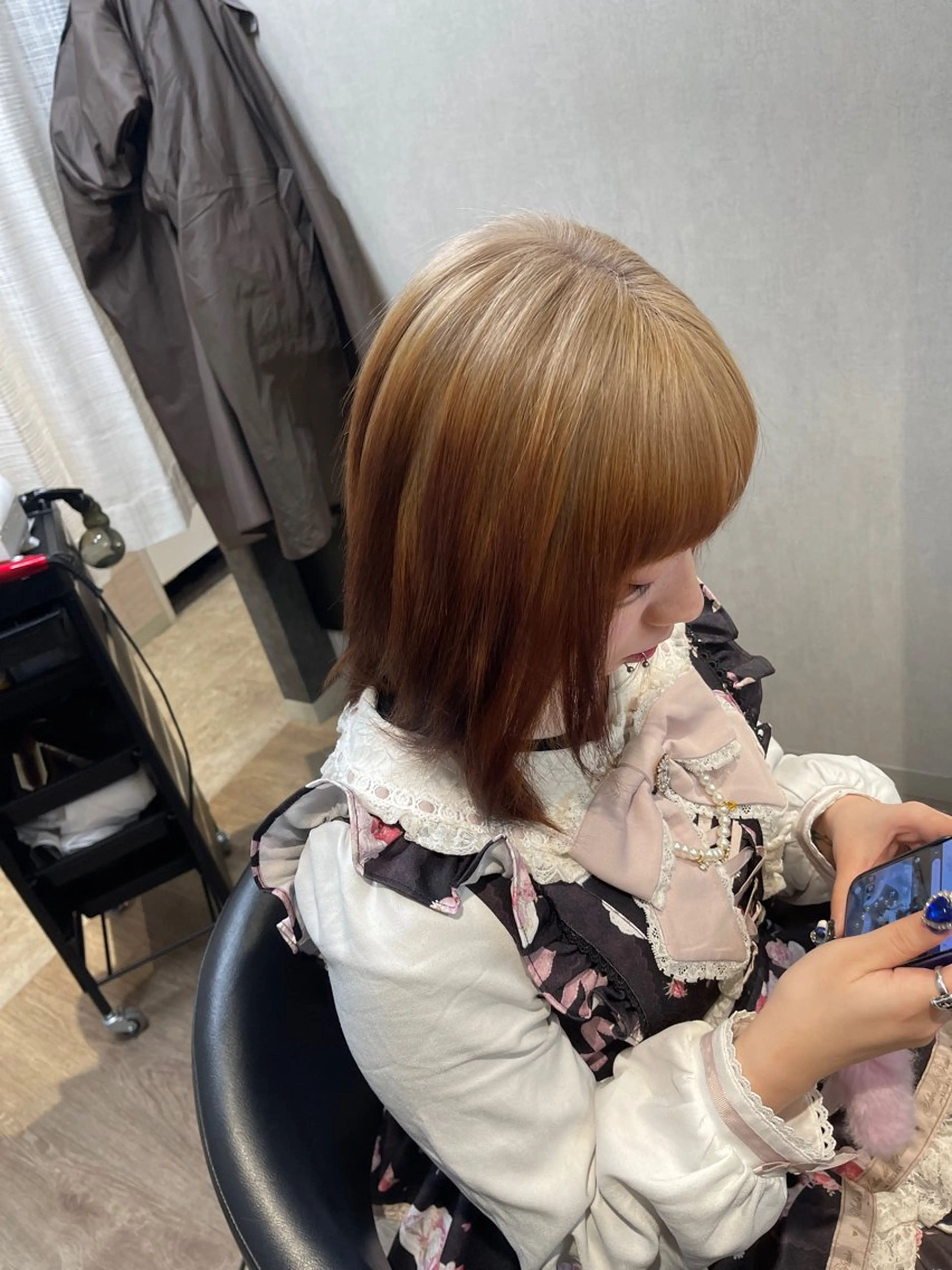 ミディアム カラー ヘアカラー ANDIAMO SAKAE✩楓のヘアスタイル