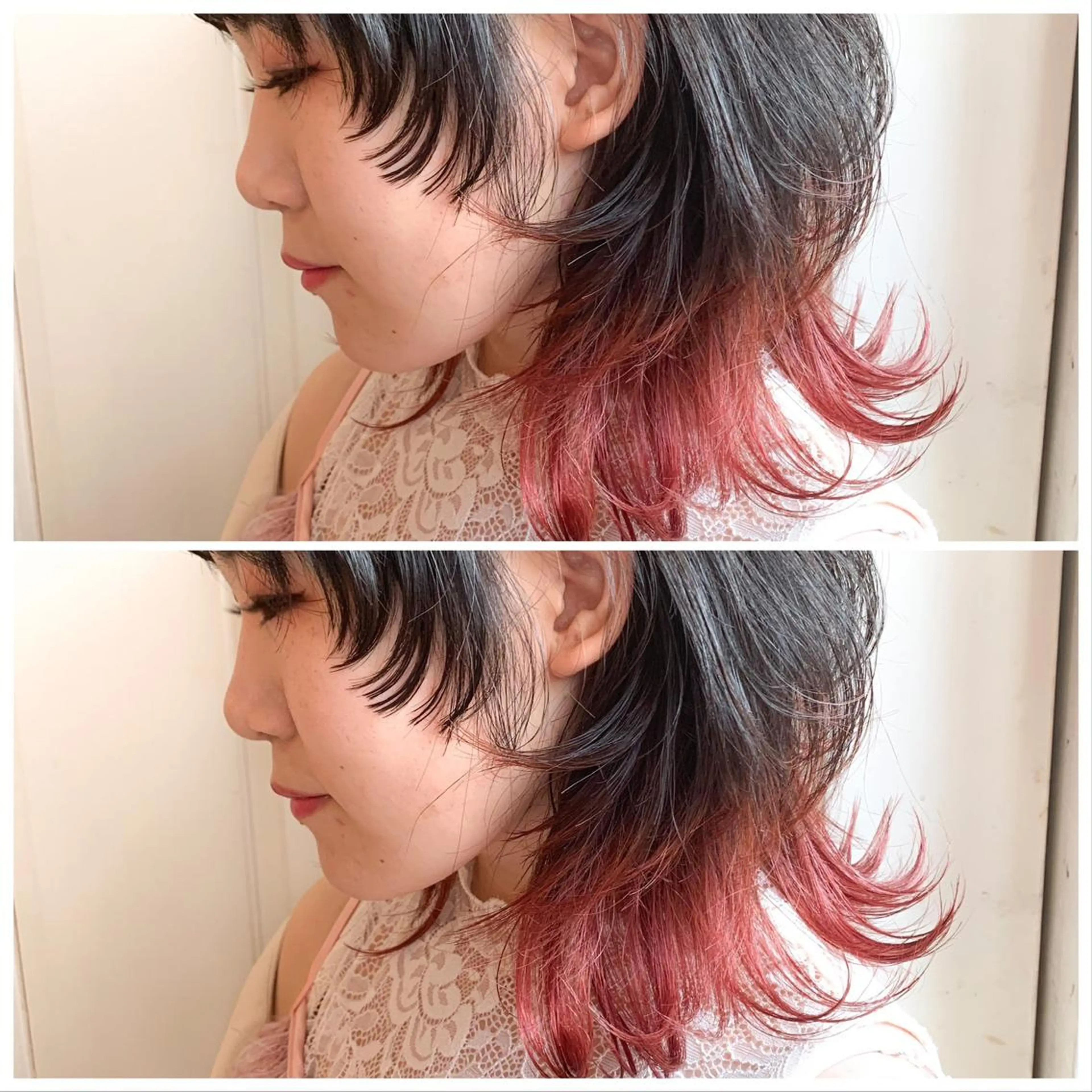 ミディアム ヘアカラー ショート✨ボブ✨代表 新田見美仁のヘアスタイル