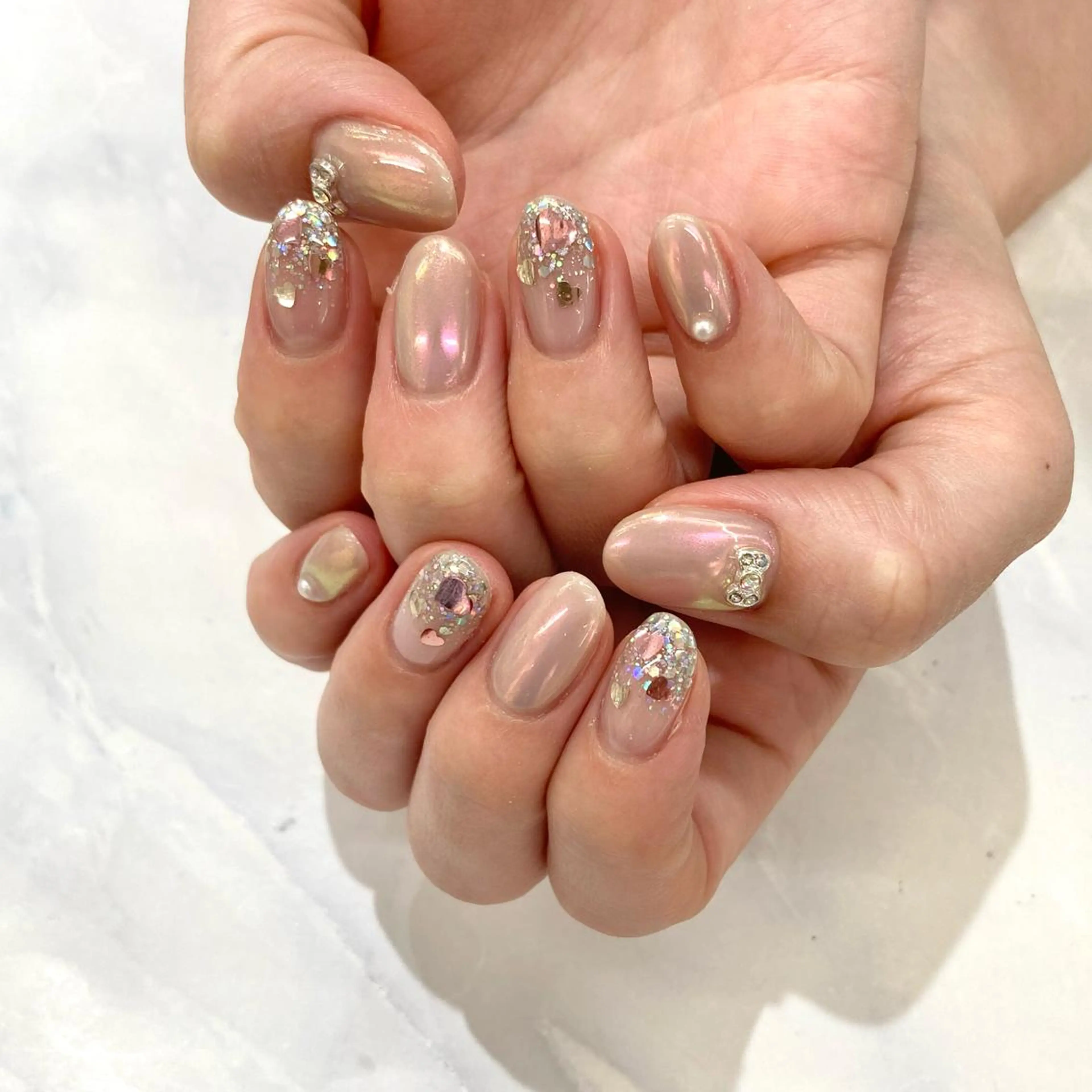 ネイル リボン KODA308 Saoriのネイルデザイン