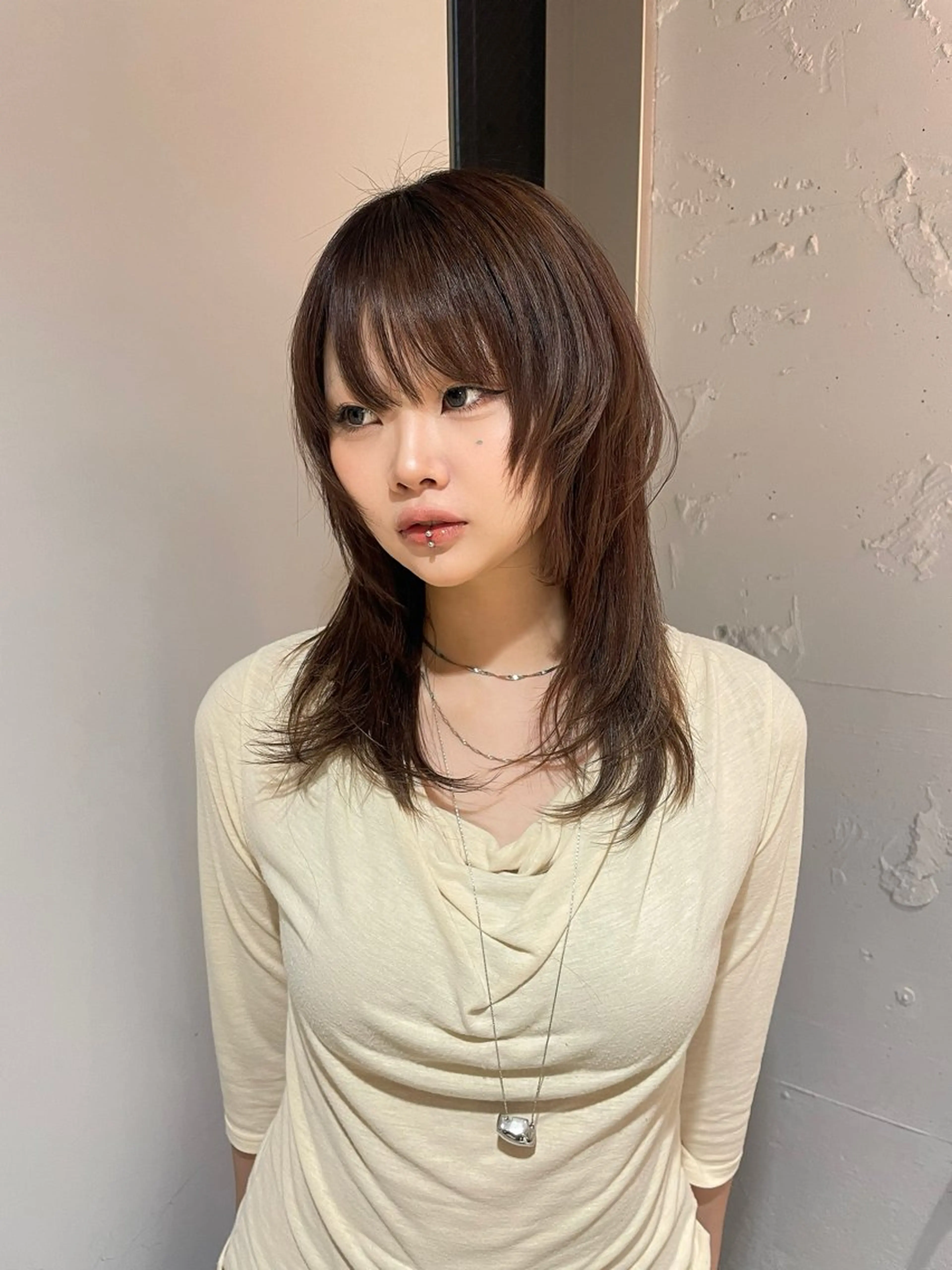 ミディアム レイヤーカット カットモデル募集/ 丸橋 広輝🫧‪のヘアスタイル