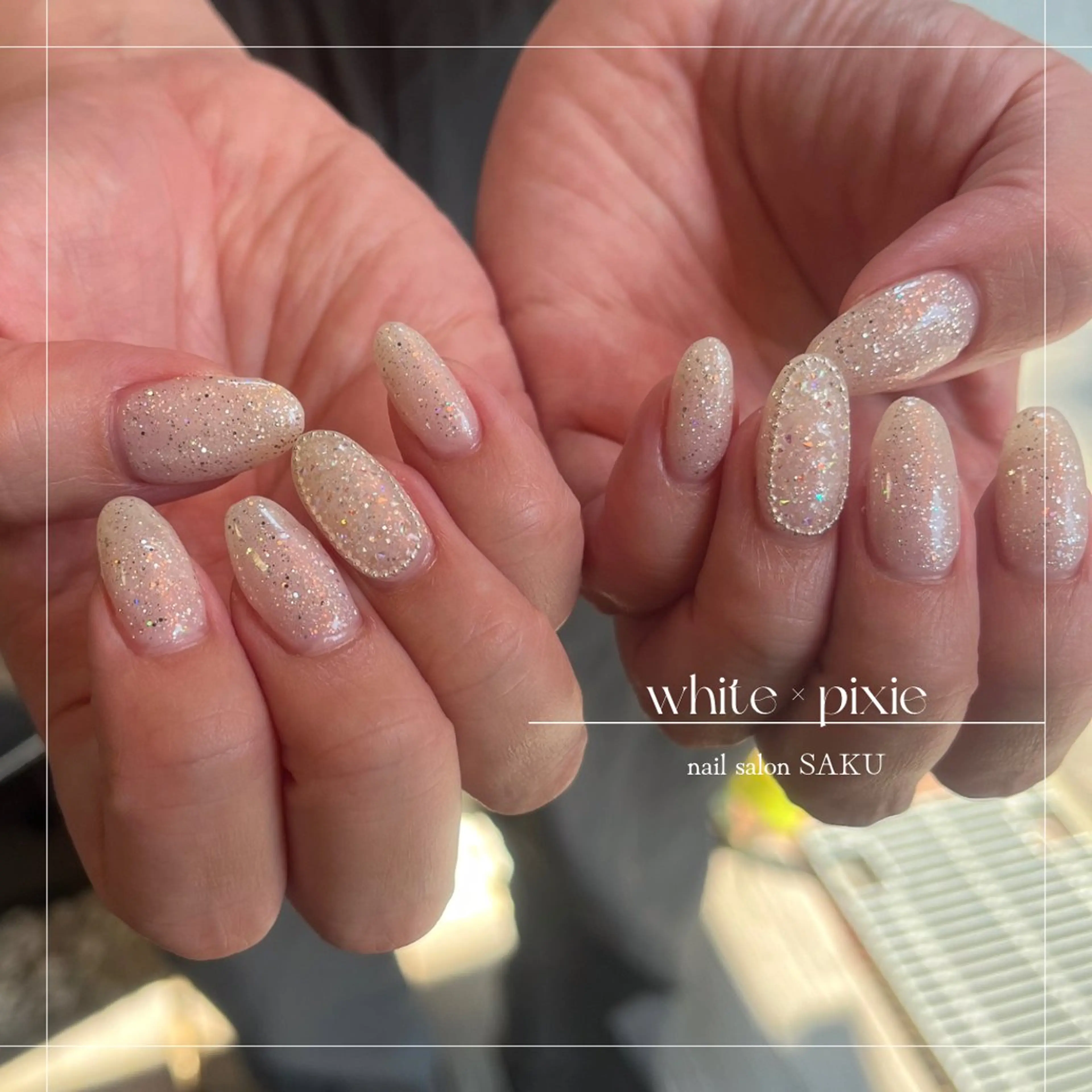 ネイル ニュアンスネイル シンプルネイル SAKU nail 作島茜のネイルデザイン