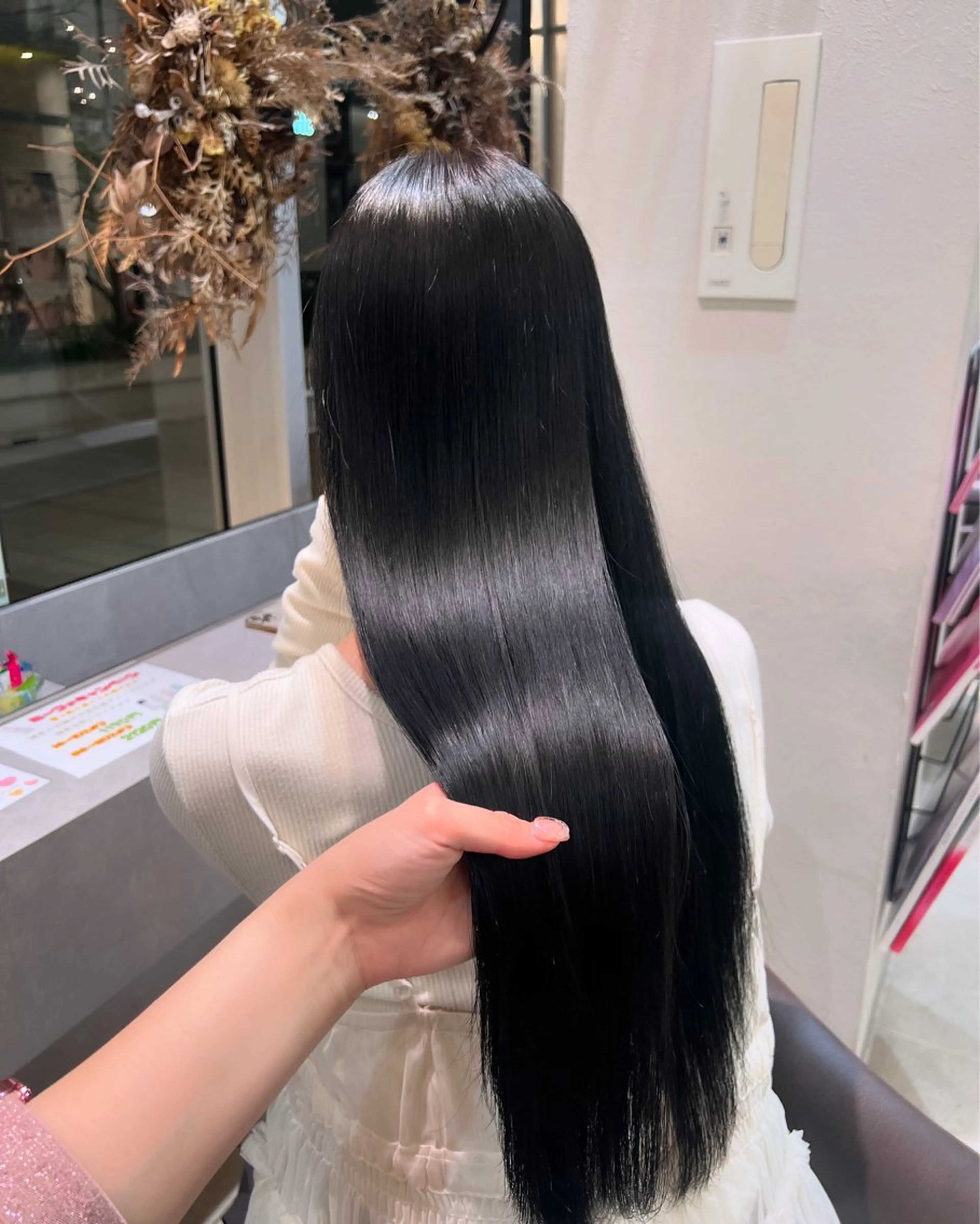 ロング パーマ 髪質改善 ストレートパーマ カット 縮毛矯正 🫧Ai/ ロロネー森ノ宮💖のヘアスタイル