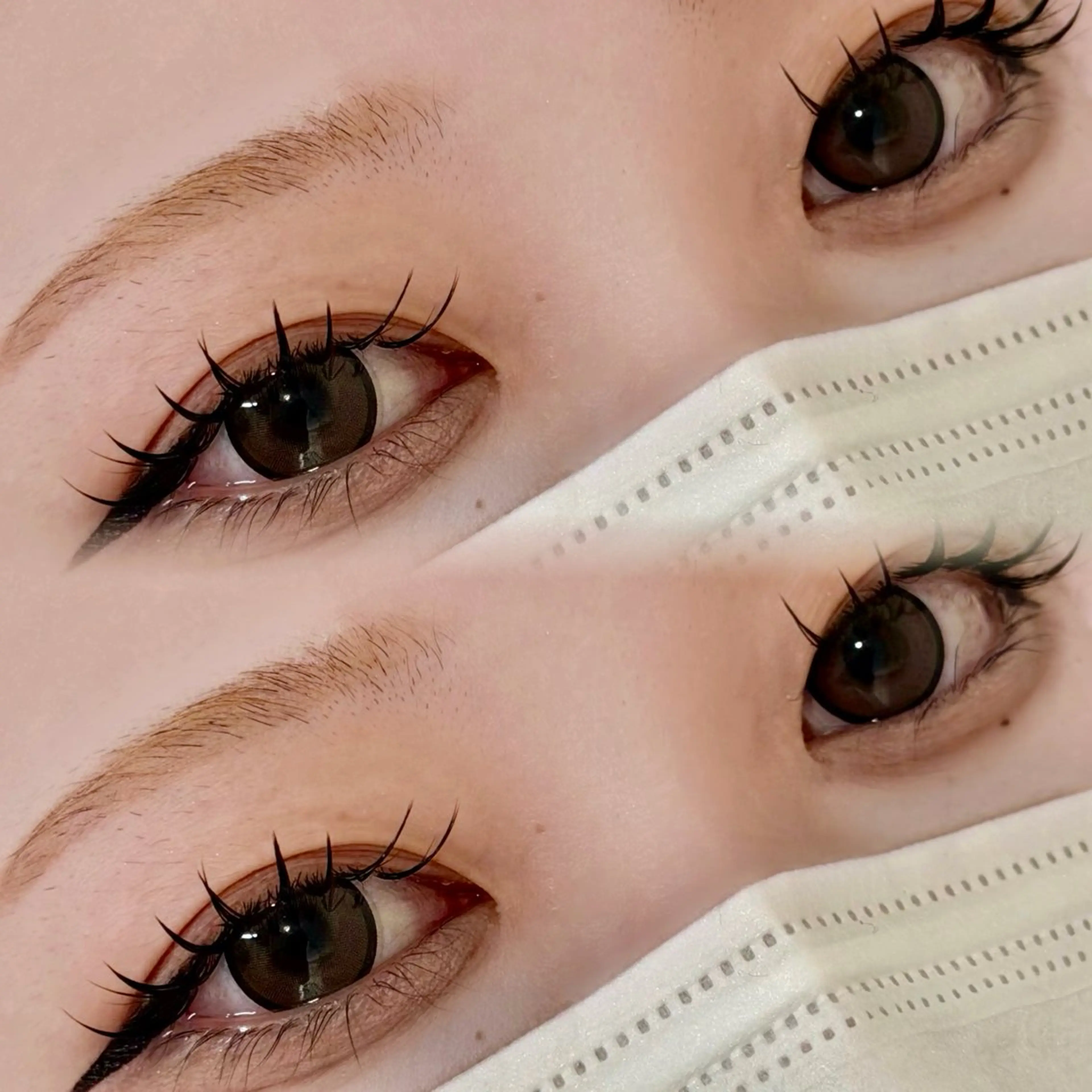 フラットラッシュ140本✨マツエクモデル募集中💕担当：新人スタッフ🫧の写真