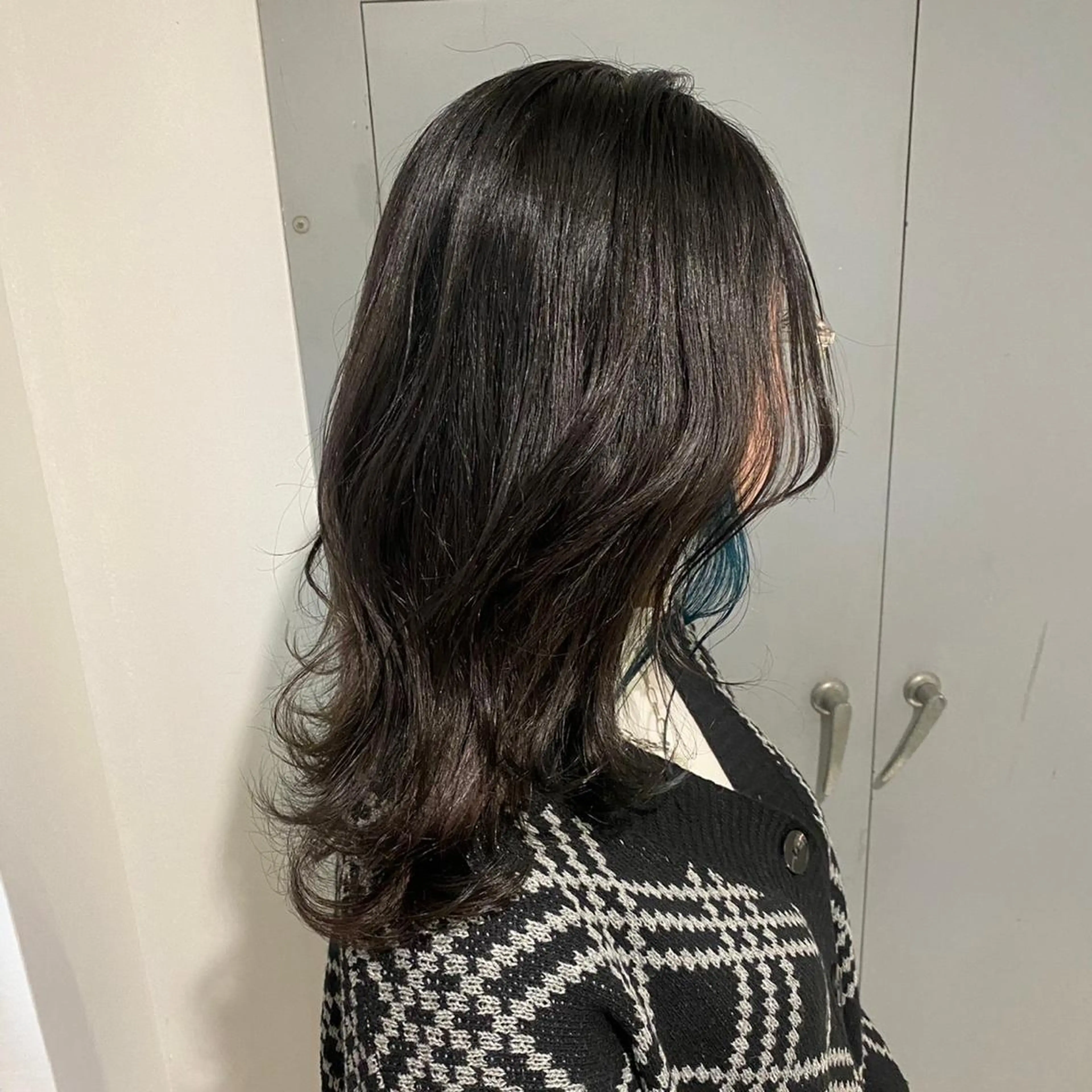 ミディアム ヘアカラー トリートメント 透け感×顔まわり デザイン✂︎吉田のヘアスタイル