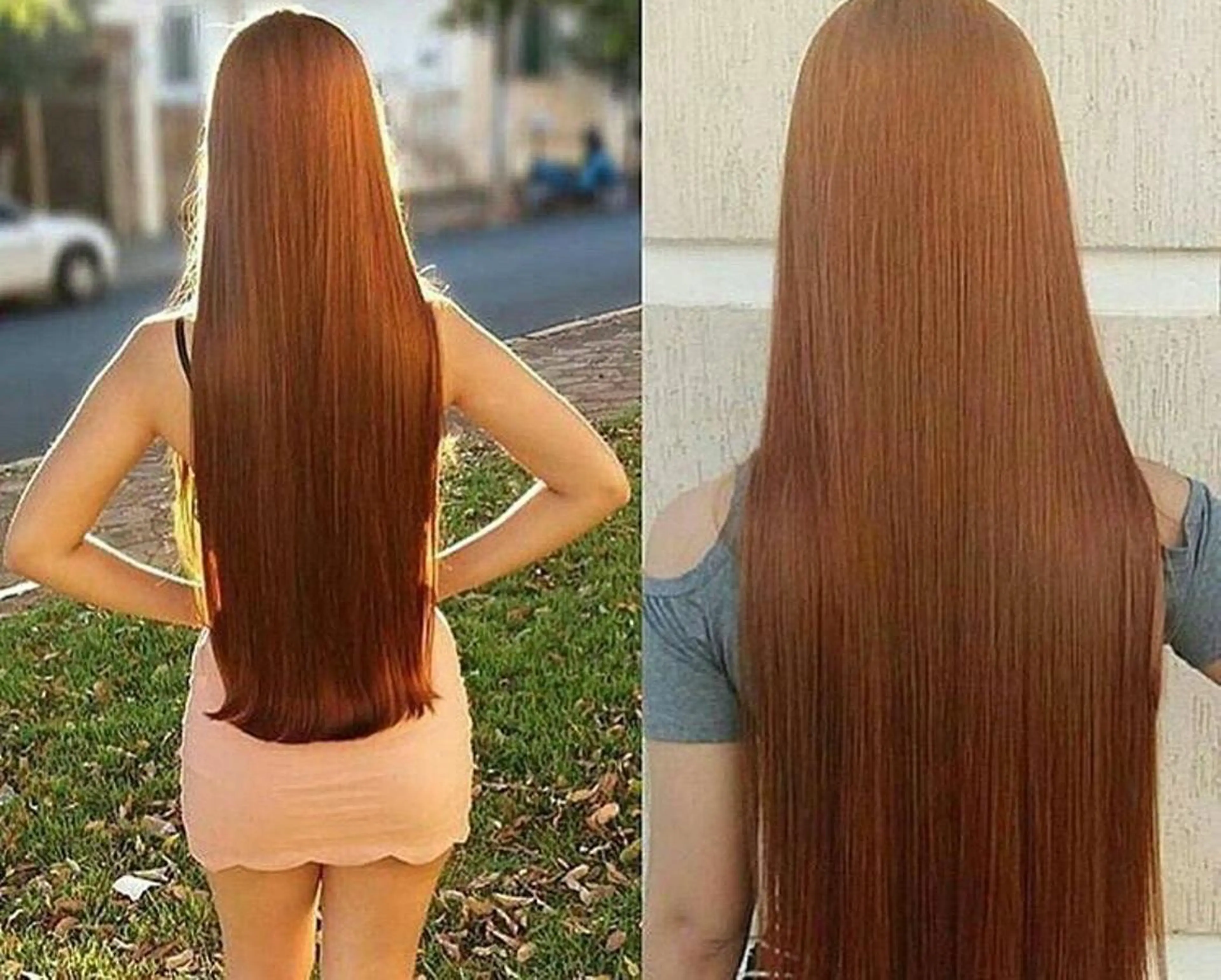 セミロング カラー パーマ ヘアアレンジ チビ編み込みエクステ シールEXどぅ〜すのヘアスタイル