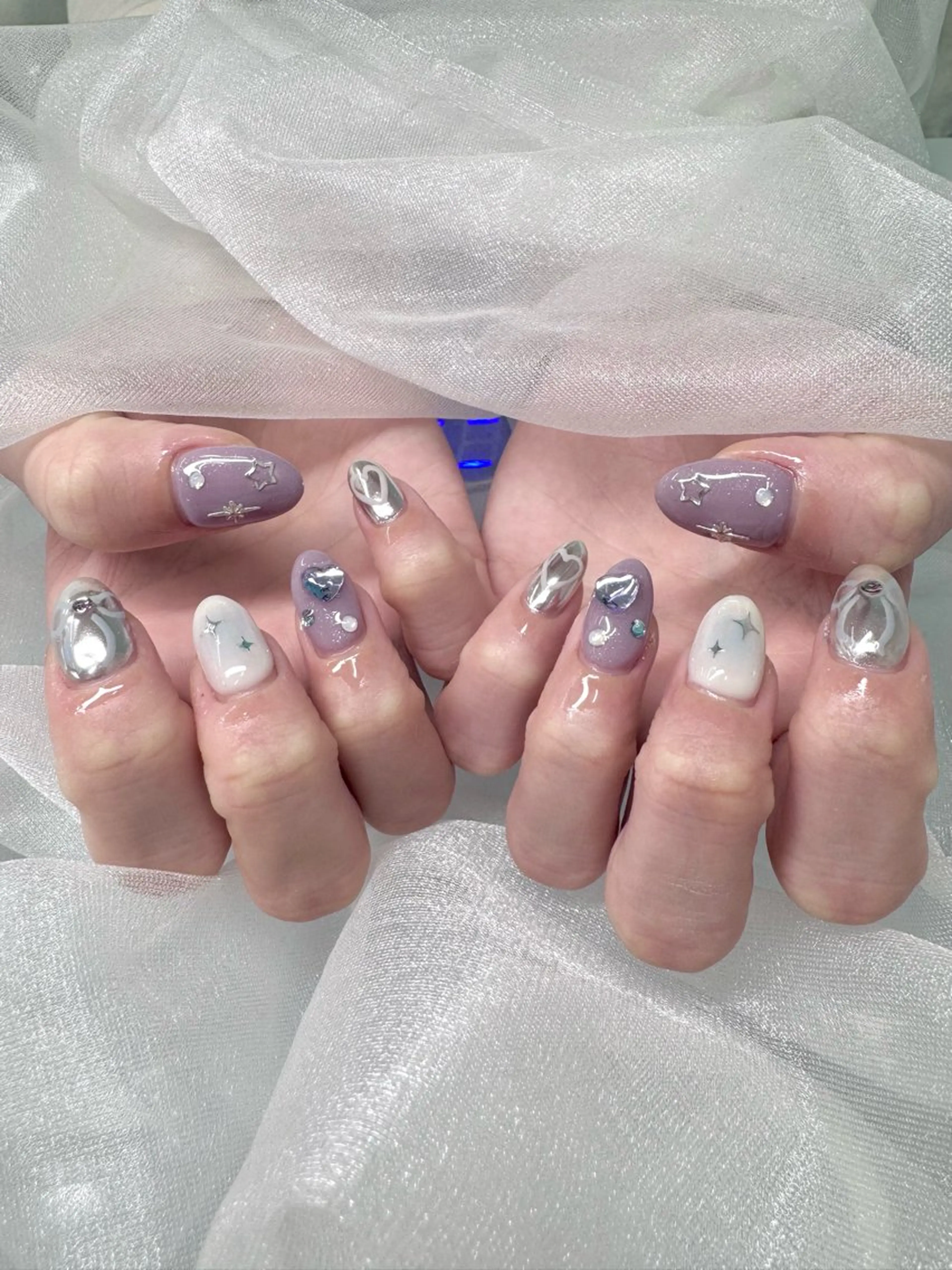 ネイル 山岸 夏菜のネイルデザイン