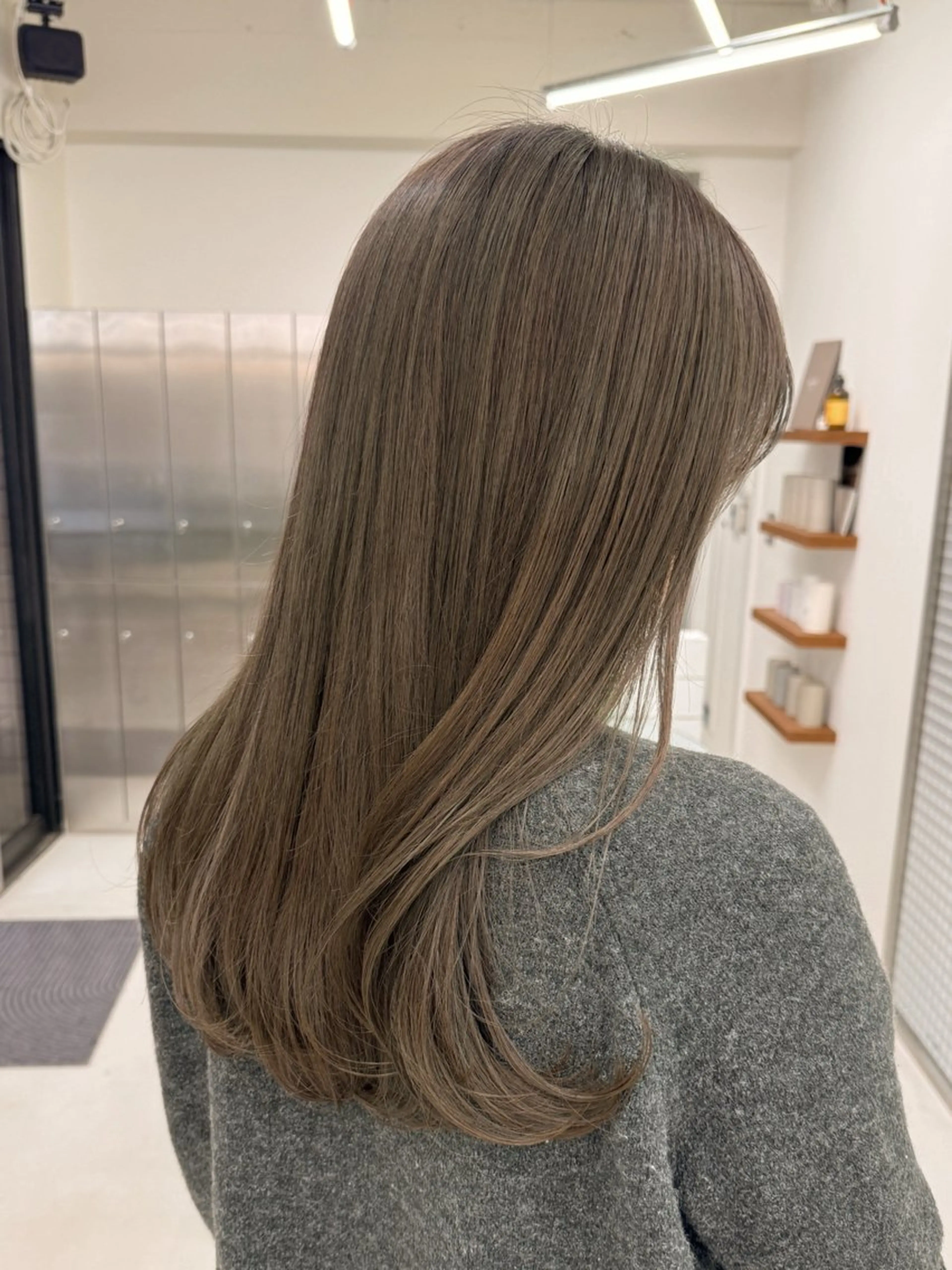 セミロング カラー カット ヘアカラー トリートメント 表参道🌿赤み消し カラー/チナツのヘアスタイル