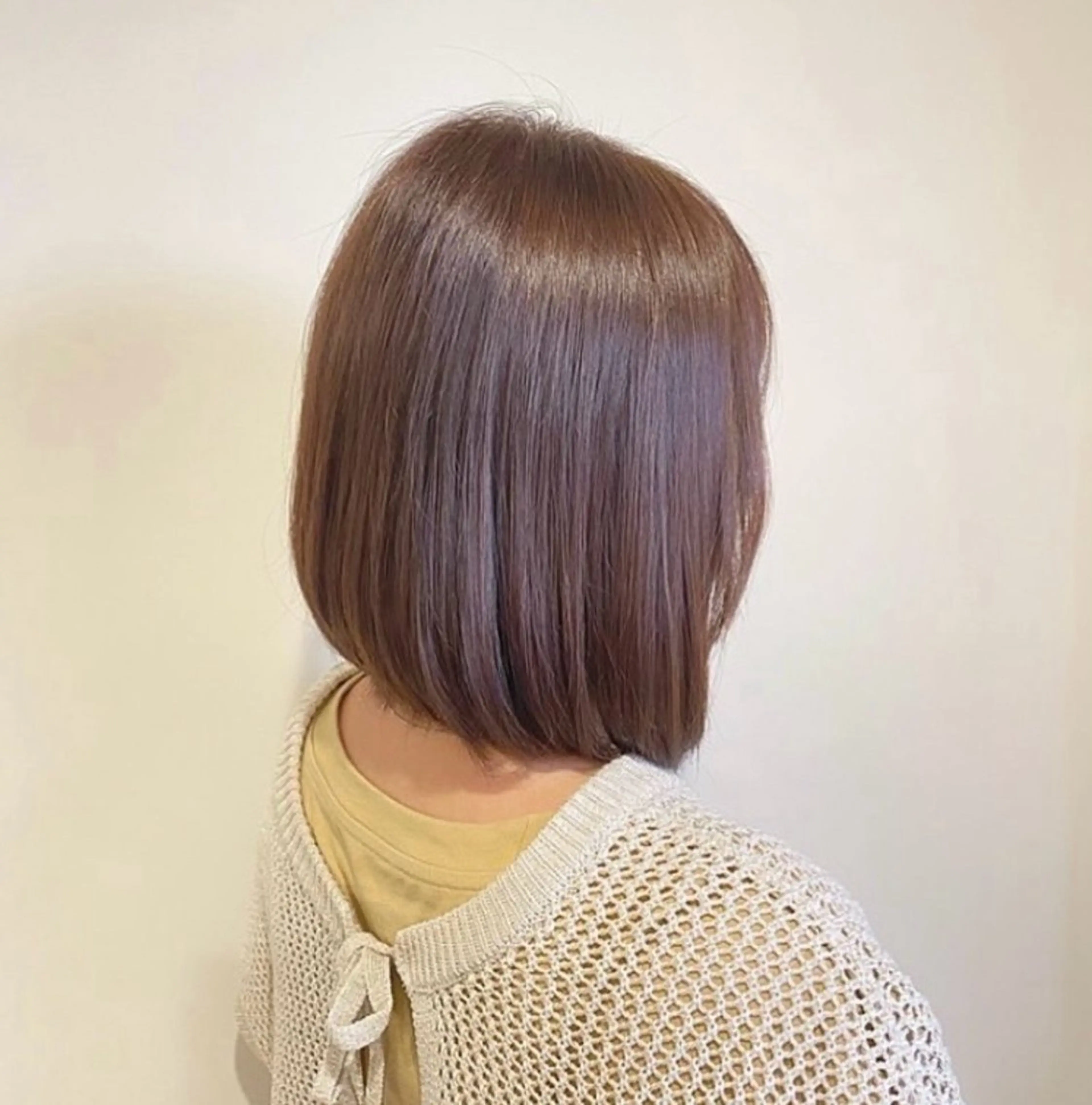 ミディアム カラー ヘアカラー 朝野 美華/暖色カラーのヘアスタイル