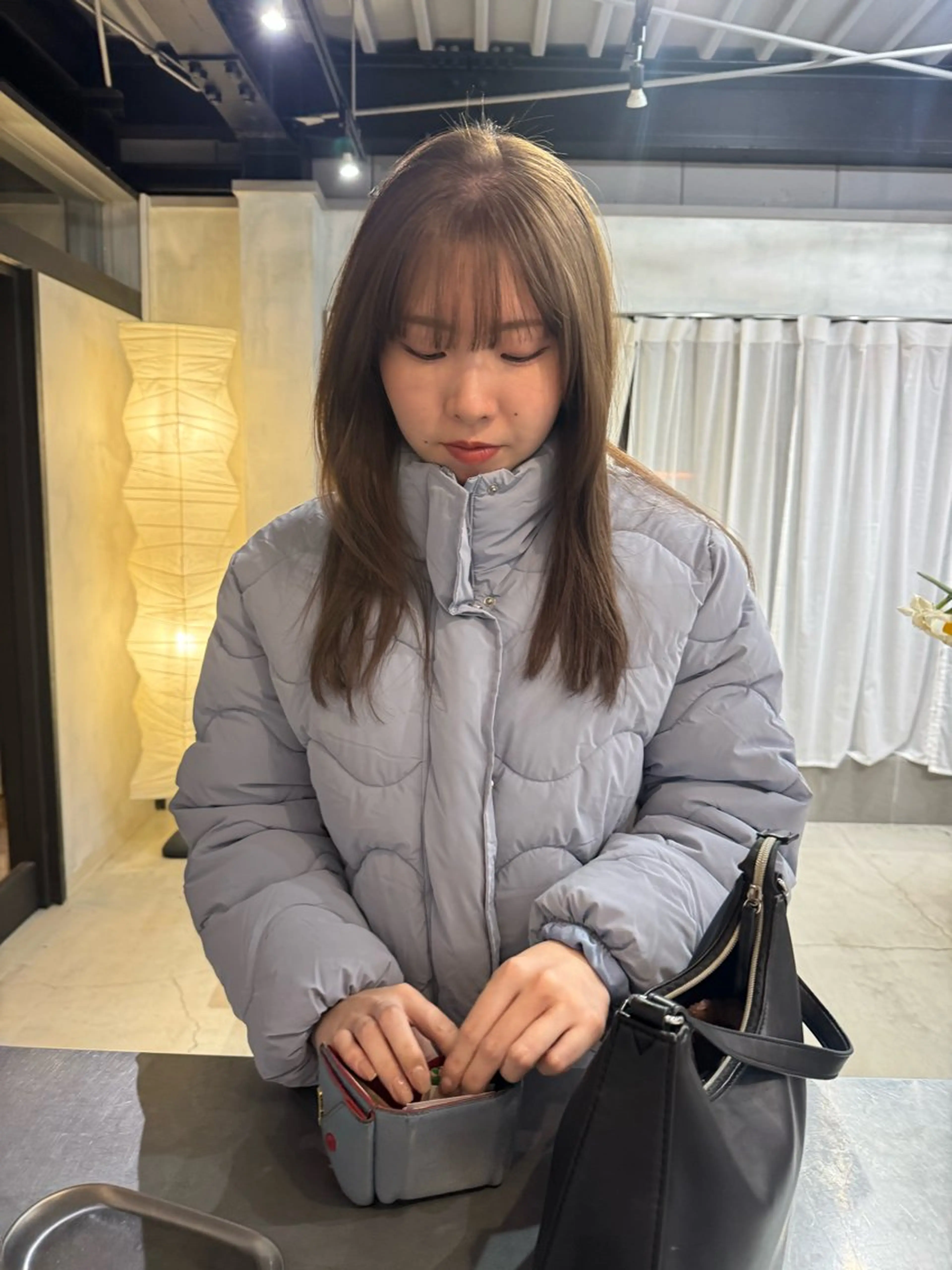 セミロング 薮 夏帆のヘアスタイル