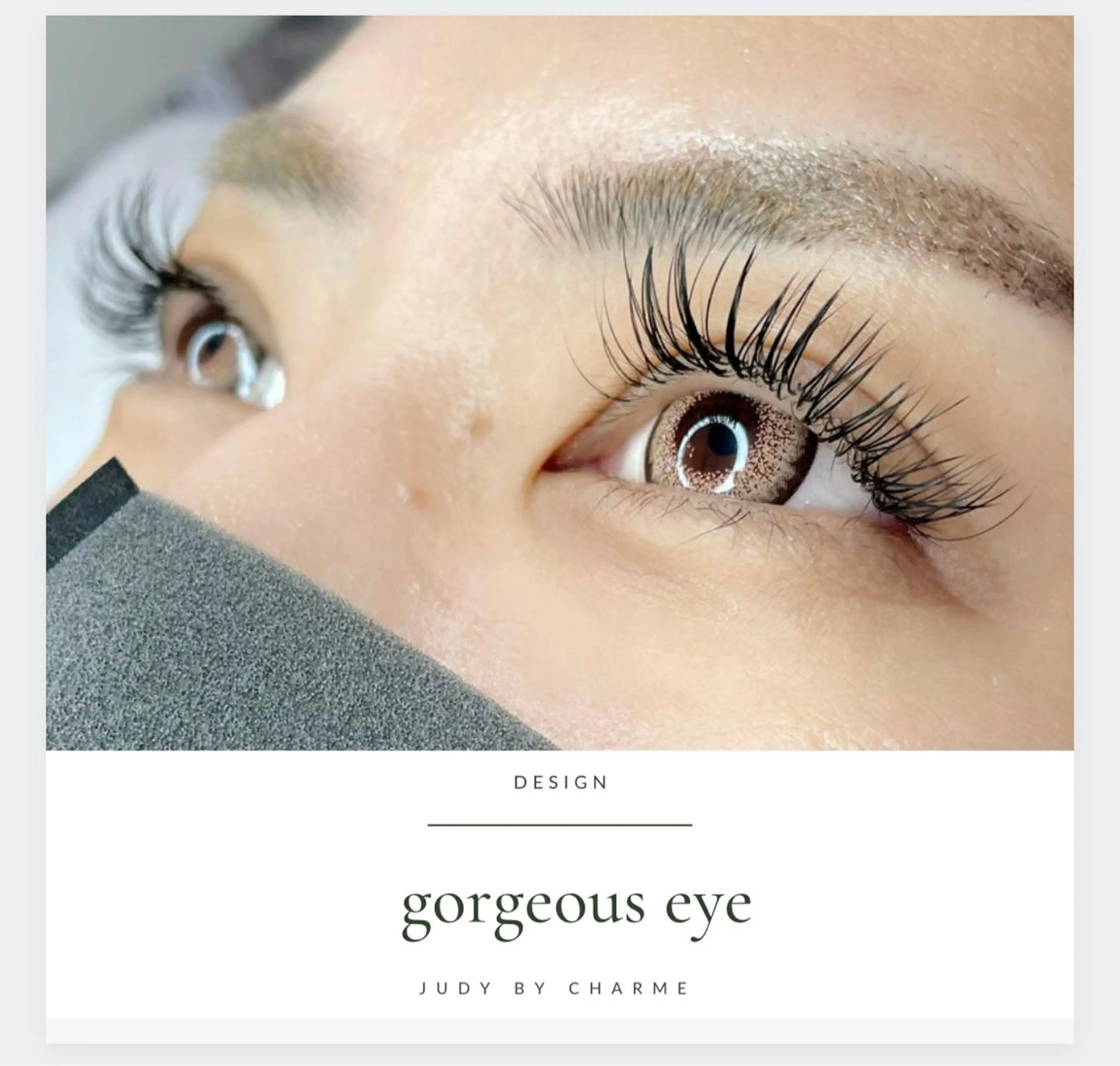 マツエク・マツパ Judy by charmeのマツエク・マツパデザイン