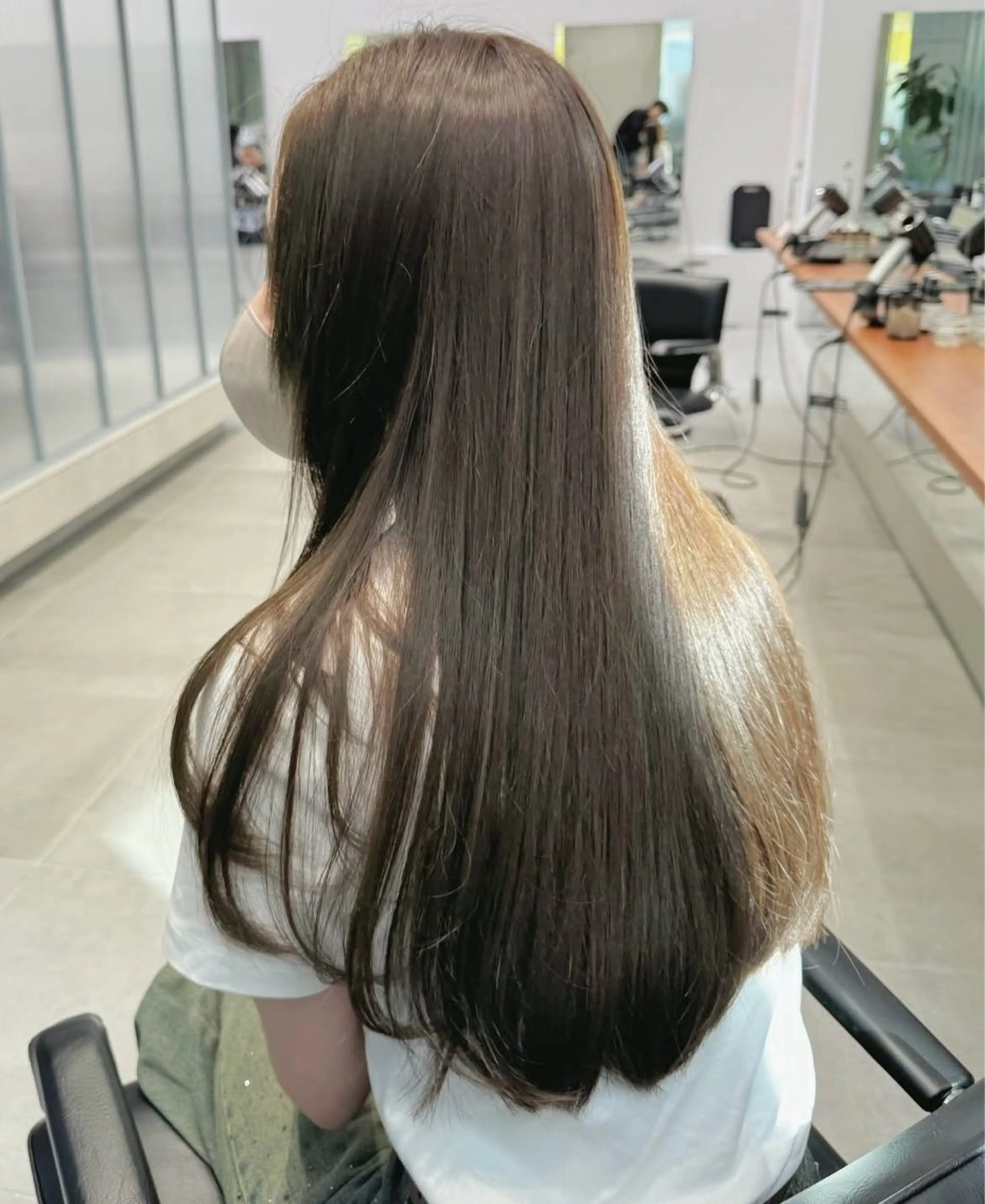 【ダメージが気になる方にオススメ🍯】髪質改善カラー➕補修トリートメント(栄養)➕シャンプー➕トリートメント🧴🤍の写真