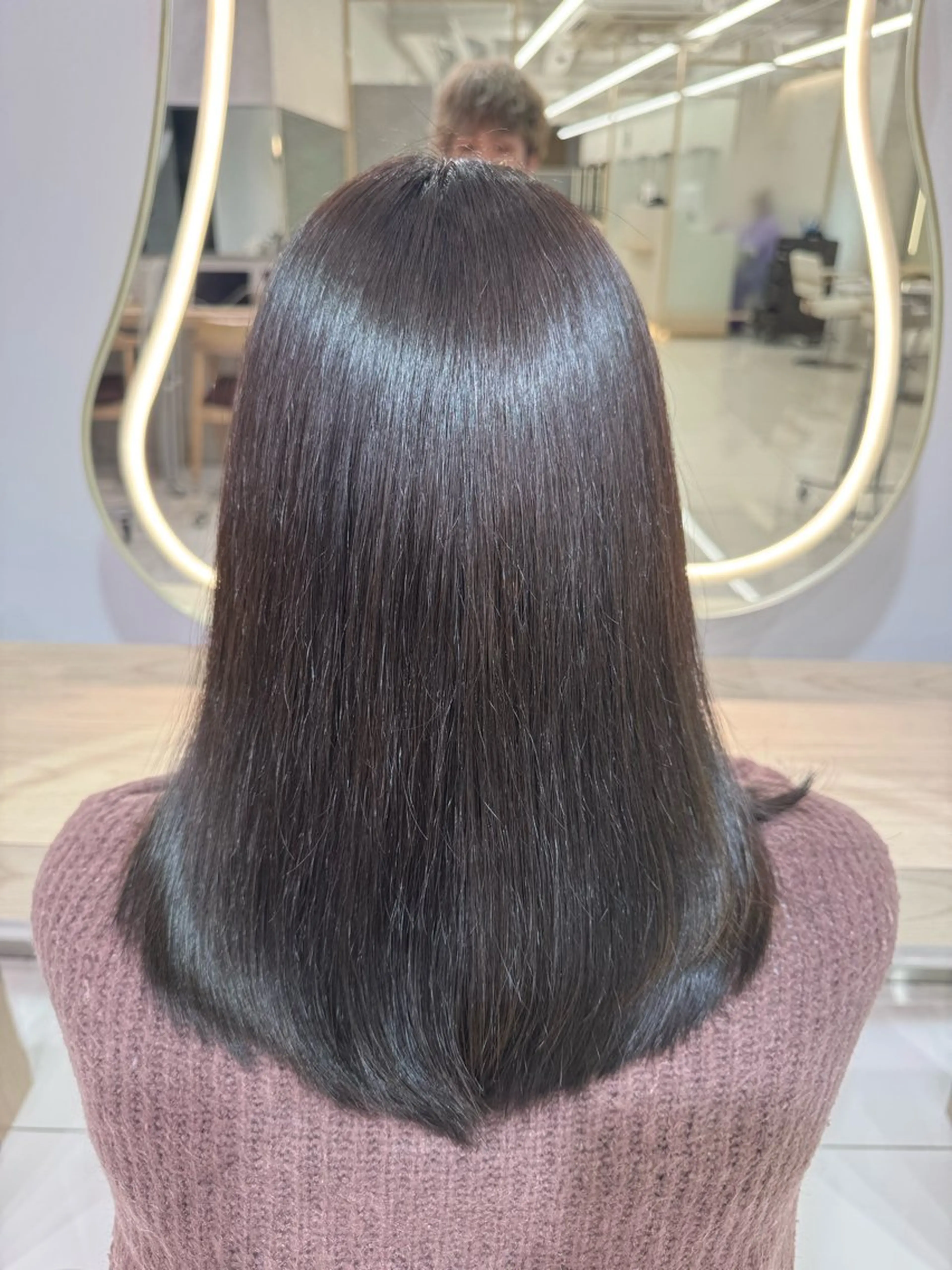 ロング カラー 韓国レイヤー/ 顔まわり/西野和裕のヘアスタイル