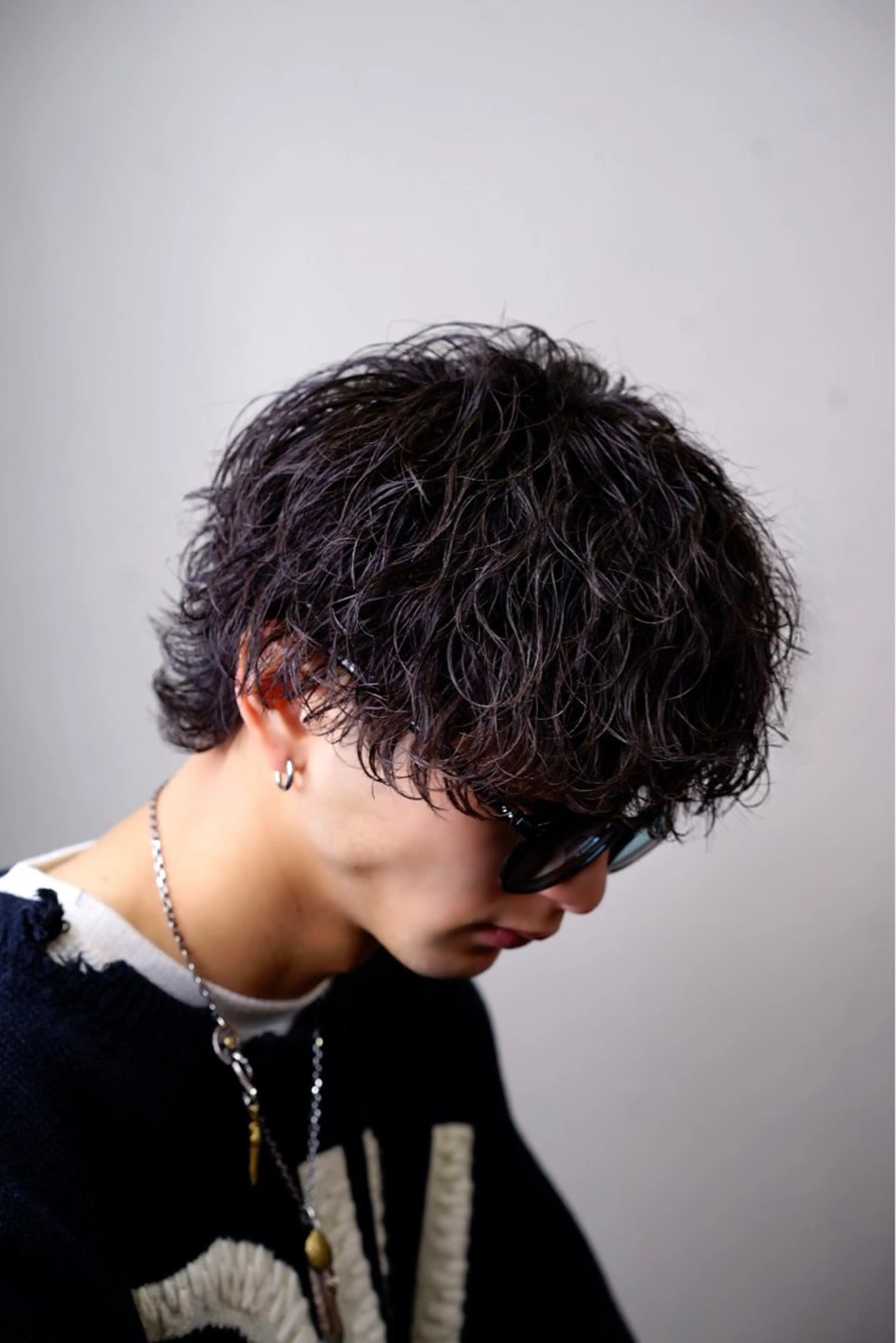 パーマ メンズ フェザーパーマ メンズパーマ カット パーマ 渋谷/メンズパーマ 大岡拓海のヘアスタイル