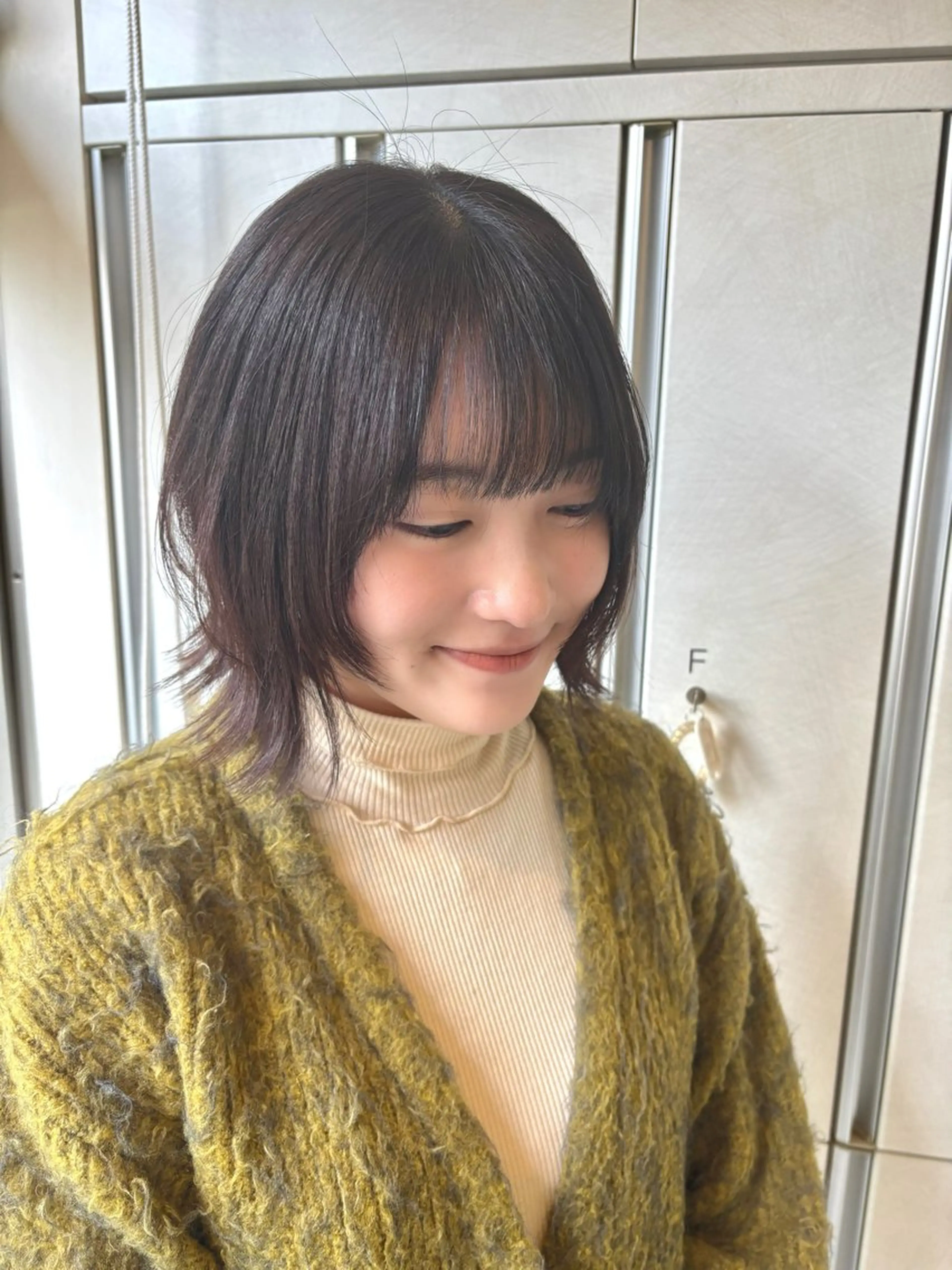 ミディアム カラー 🎼レイヤー/透明感 カラー/nene♬のヘアスタイル